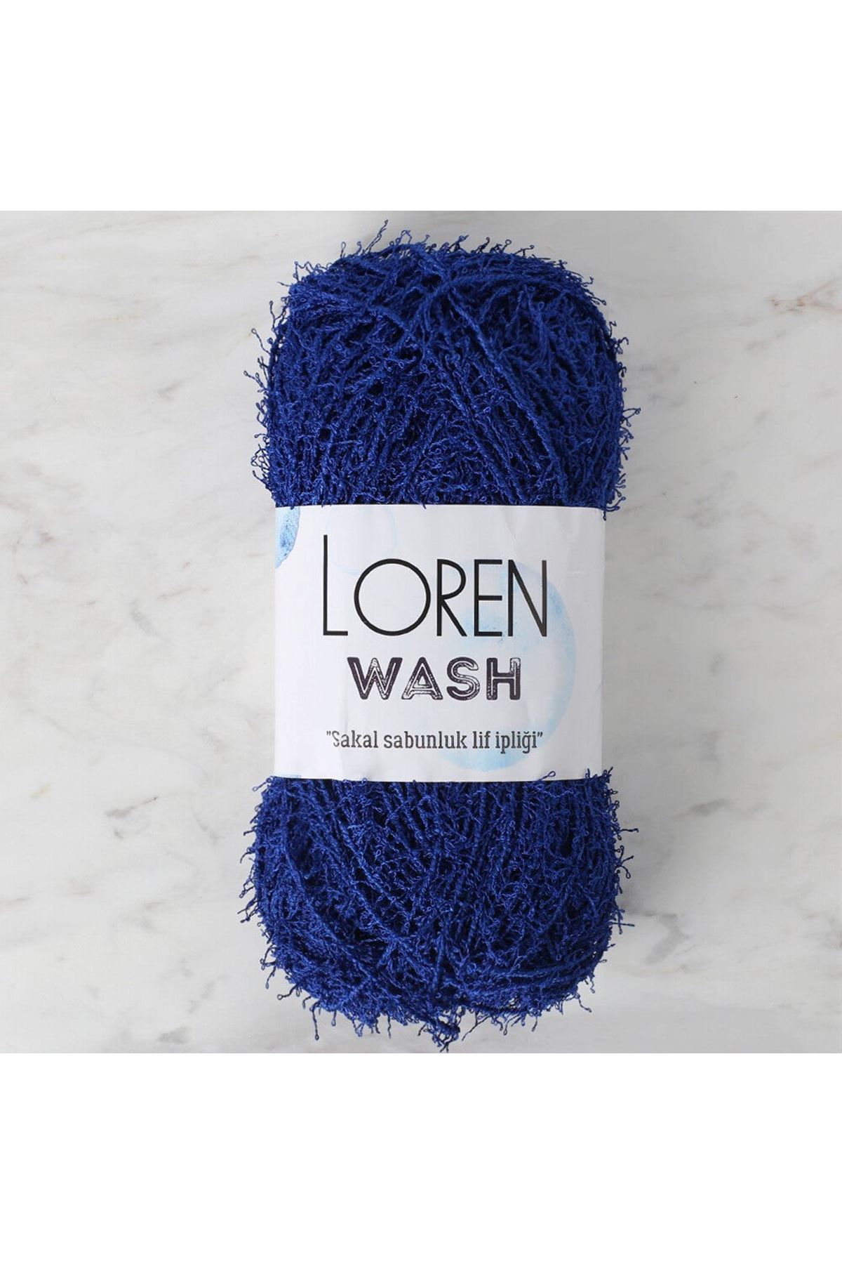 Loren Wash Saks Mavi El Örgü İpi - R025 - 34017