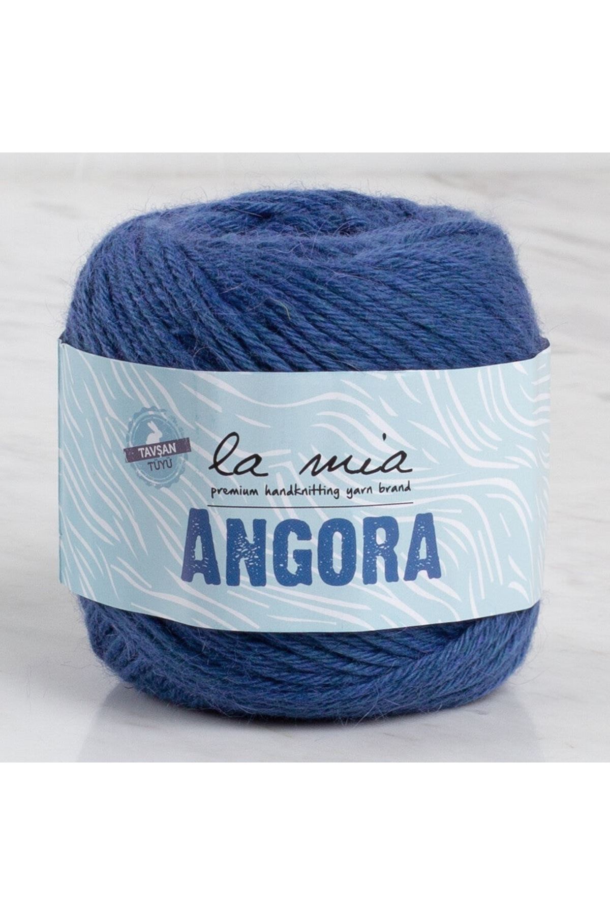 La Mia Angora 50gr Lacivert El Örgü İpi - L129 - 33803