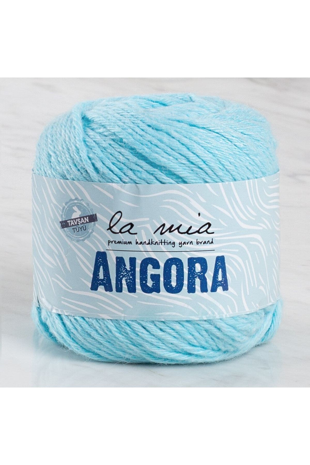La Mia Angora 50gr Mavi El Örgü İpi - L071 - 33802