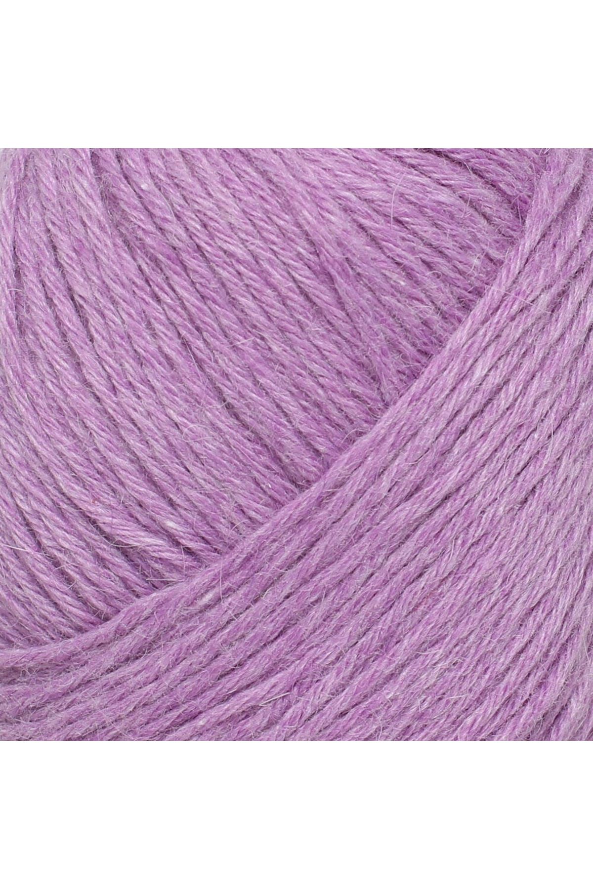La Mia Angora 50gr Mor El Örgü İpi - L127 - 33801