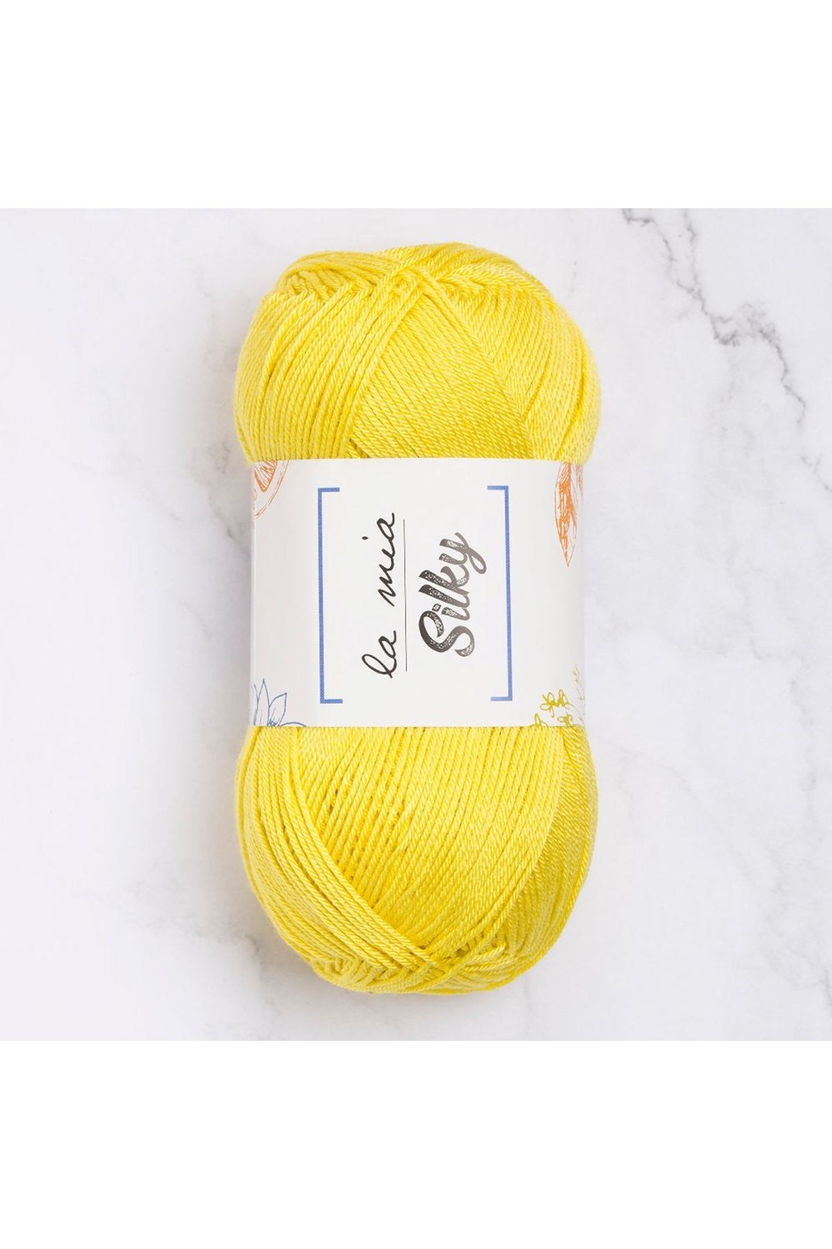 La Mia Silky Sarı El Örgü İpi - L011 - 33672