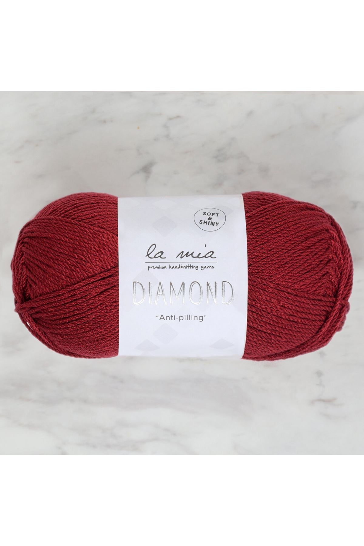 La Mia Diamond Bordo El Örgü İpi - L065 - 33726