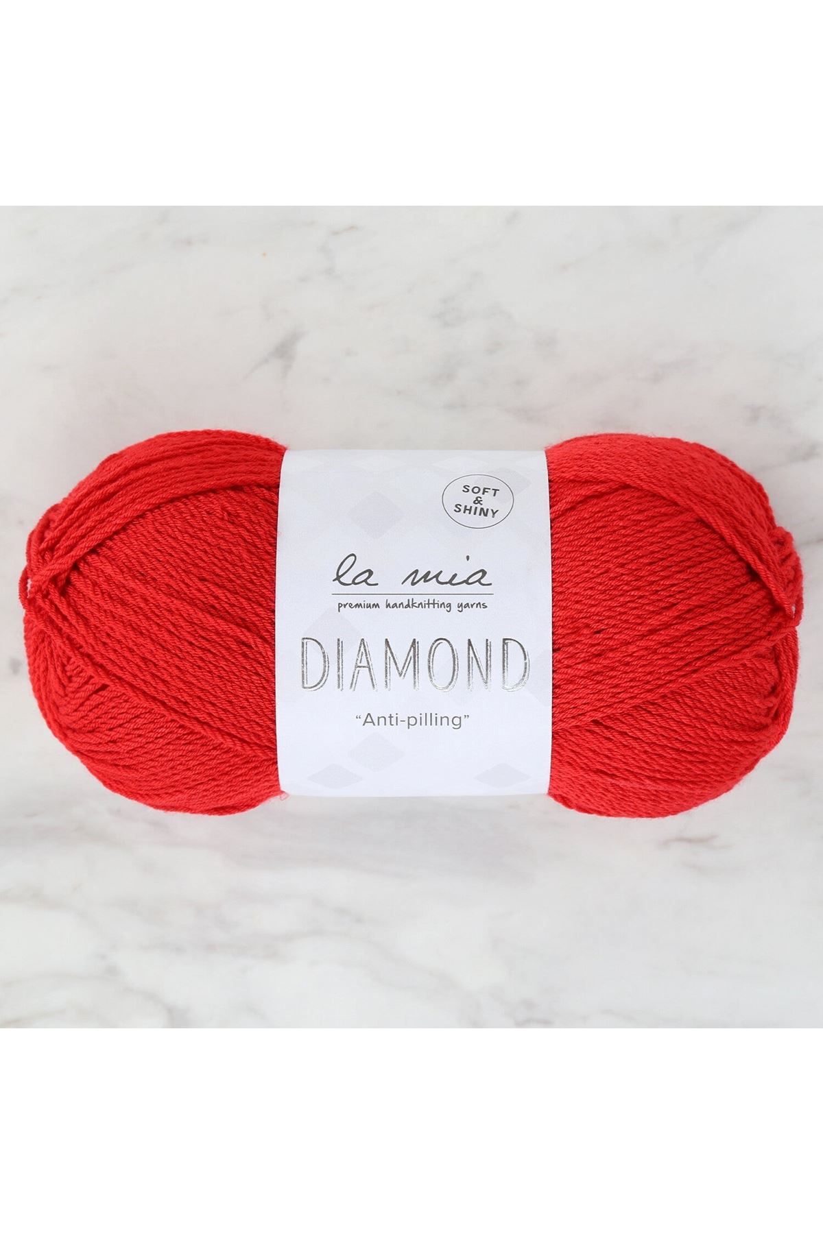 La Mia Diamond Kırmızı El Örgü İpi - L004 - 33723