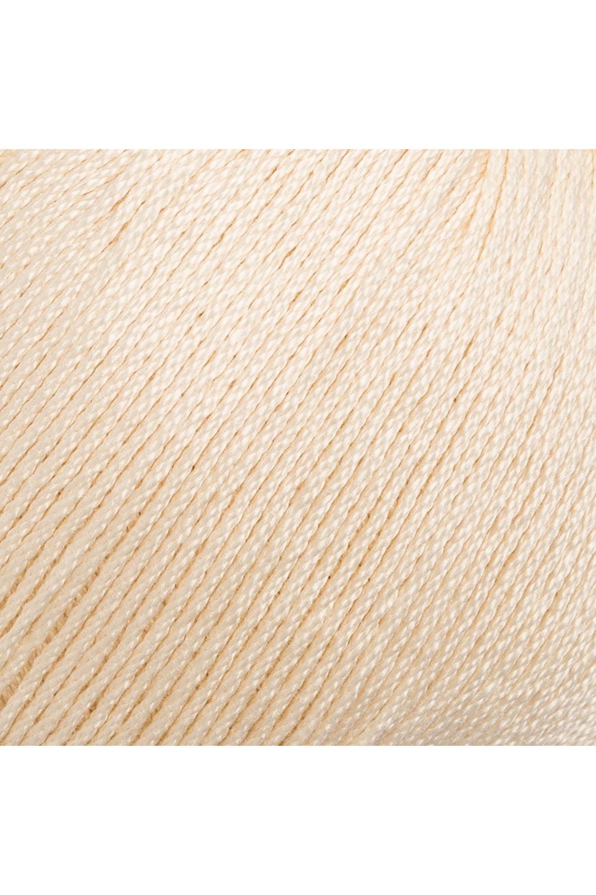 La Mia Lux Mercerized Cotton Bej El Örgü İpi - 174 - 33752