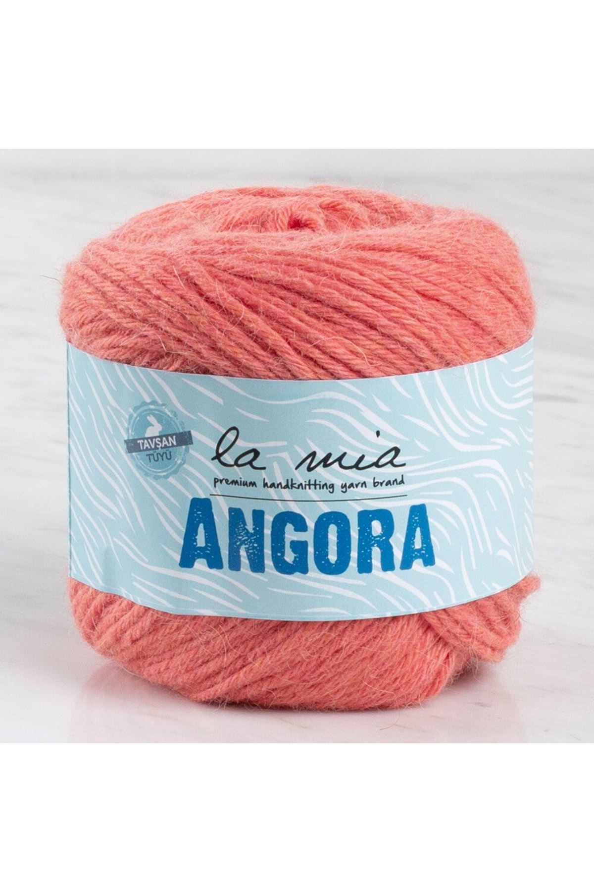 La Mia Angora 50gr Turuncu El Örgü İpi - L126 - 33798