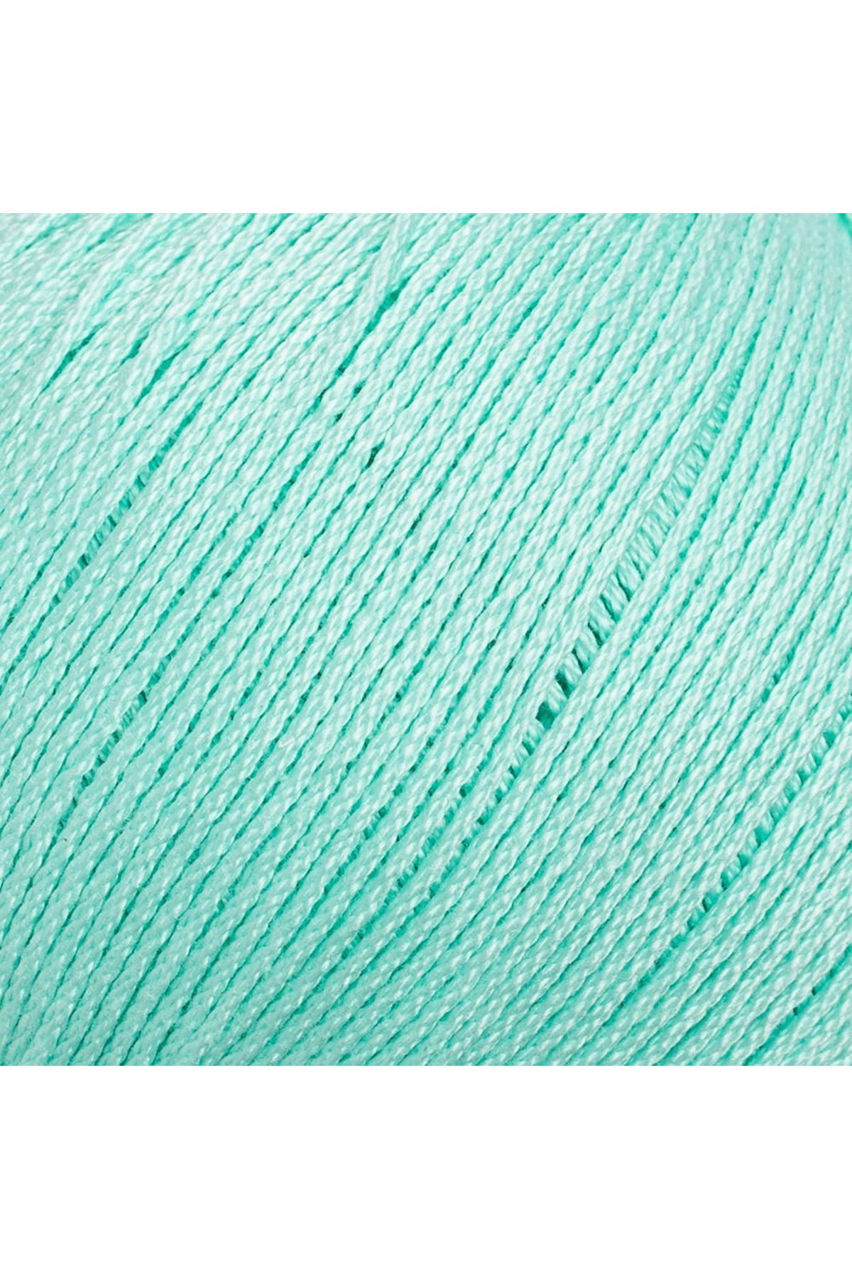 La Mia Lux Mercerized Cotton Su Yeşili El Örgü İpi - 137 - 33750