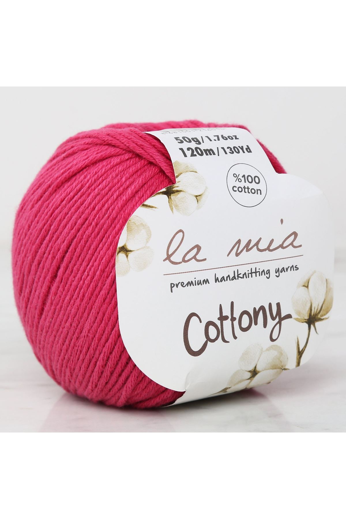 La Mia Cottony Fuşya Bebek El Örgü İpi - P24 - 33656