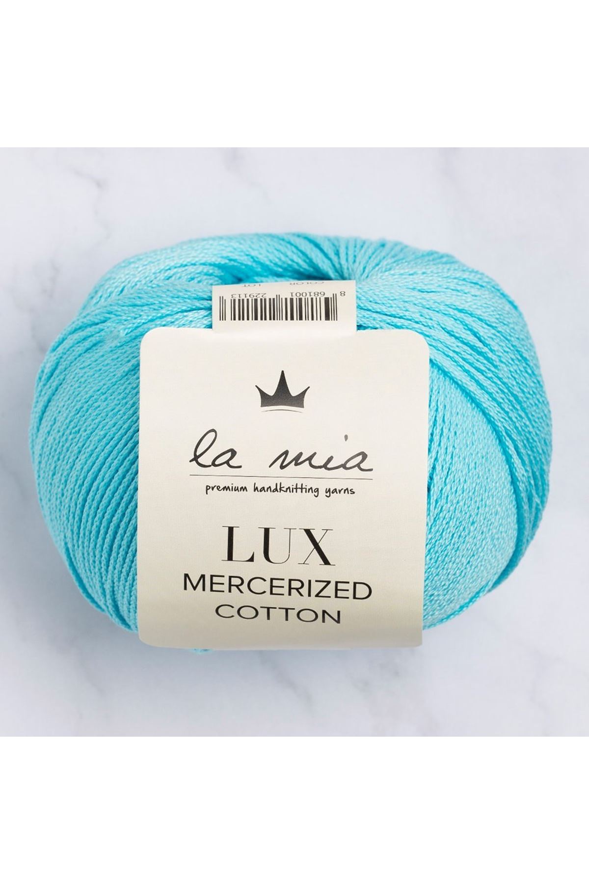 La Mia Lux Mercerized Cotton Cam Göbeği El Örgü İpi - 123 - 33749