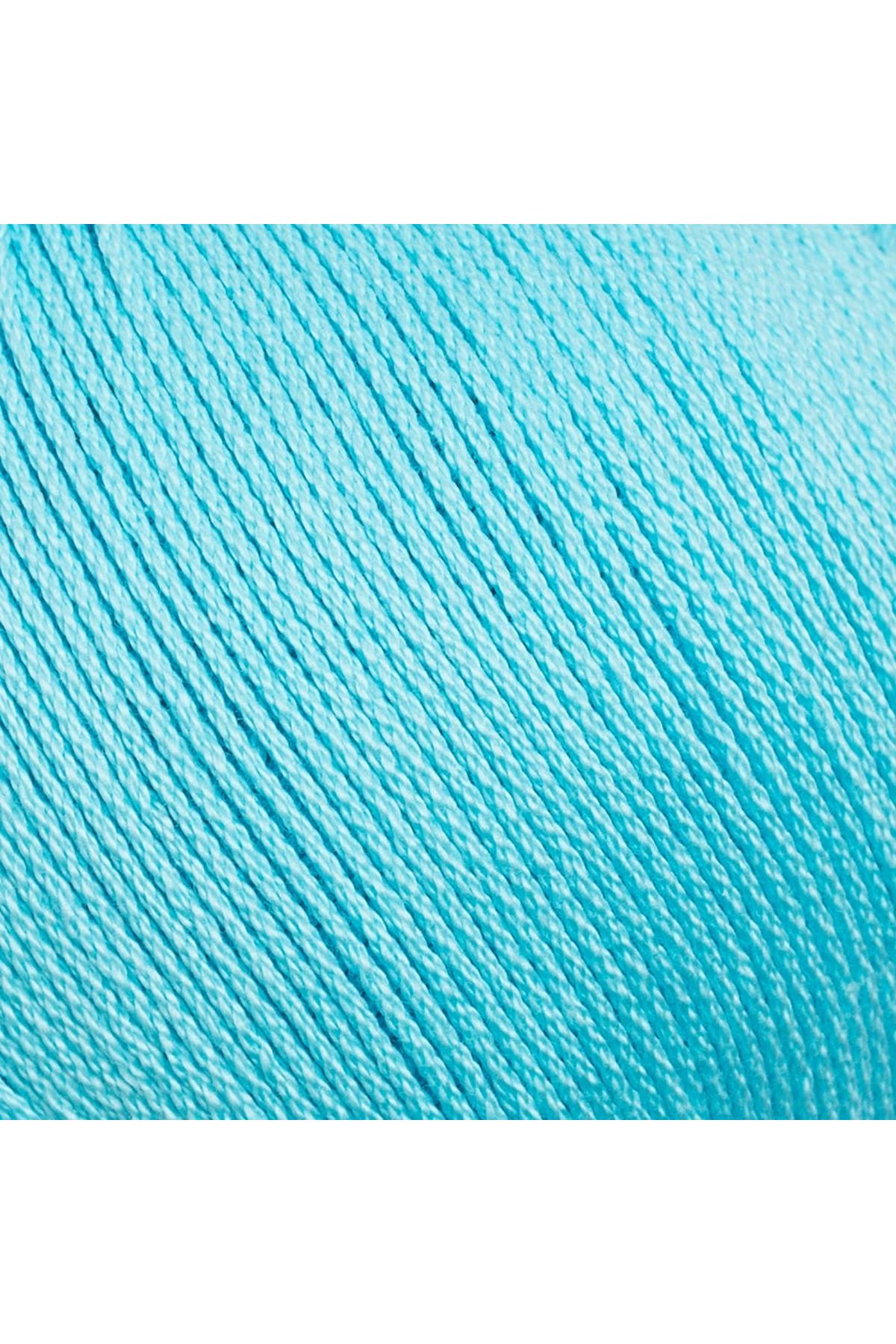 La Mia Lux Mercerized Cotton Cam Göbeği El Örgü İpi - 123 - 33749