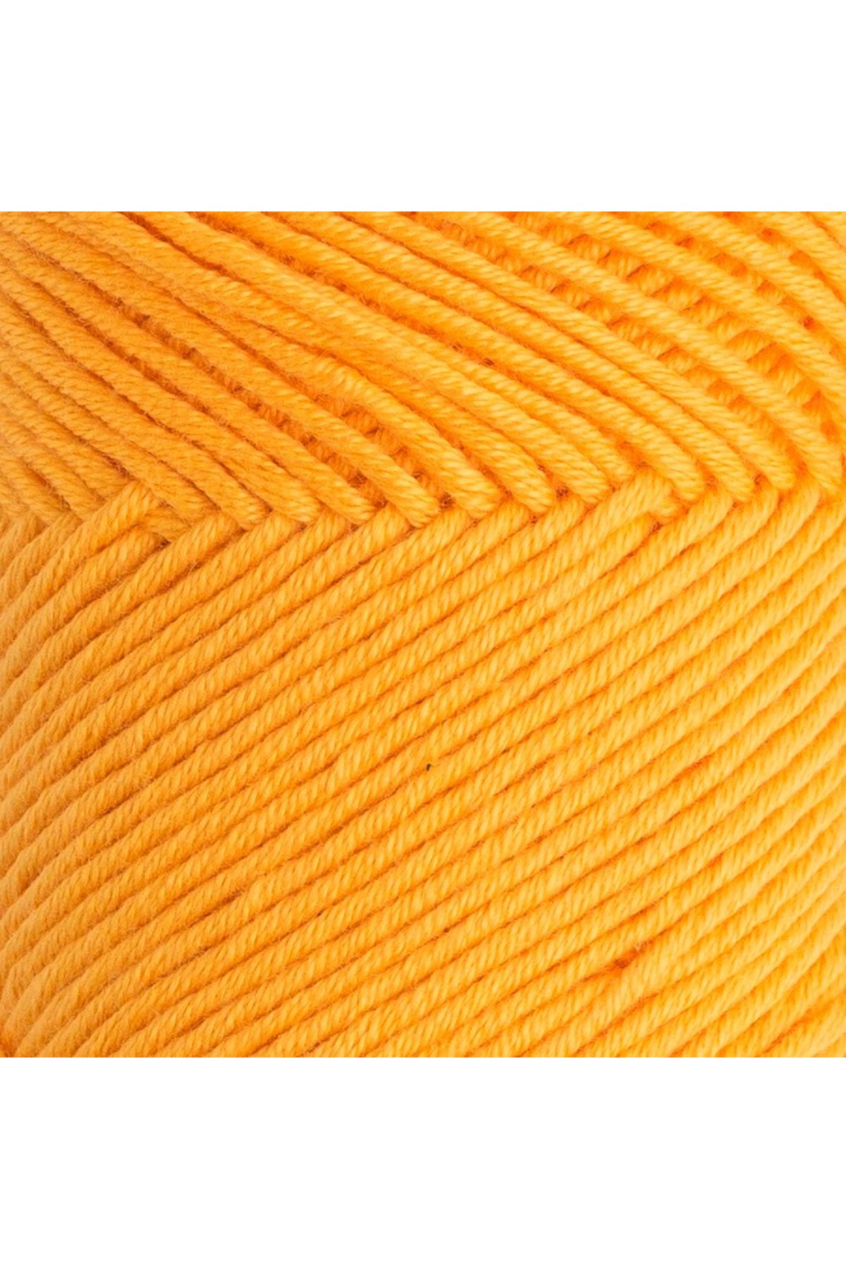 La Mia Baby Cotton Turuncu El Örgü İpi - L037 - 33652