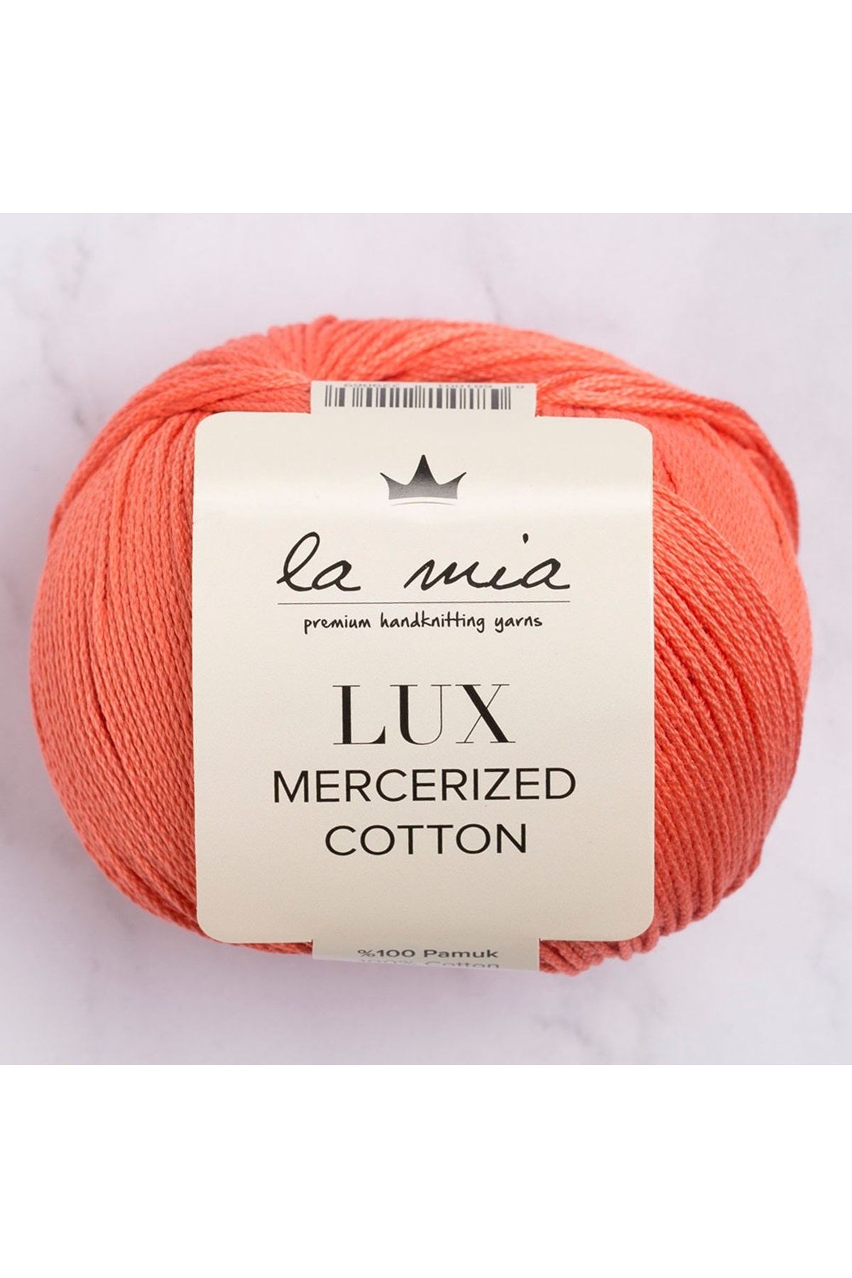 La Mia Lux Mercerized Cotton Nar Çiçeği El Örgü İpi - 13 - 33744