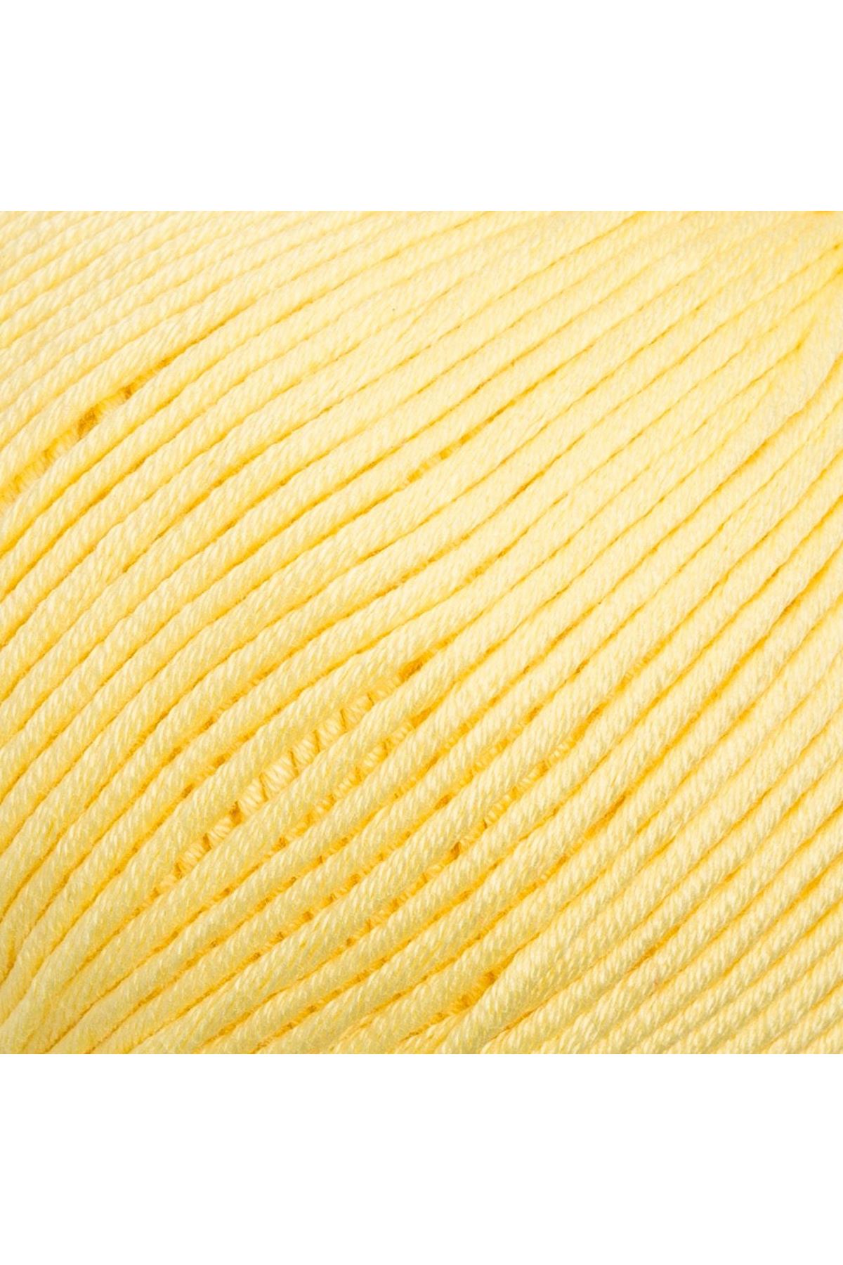 La Mia XL Mercerized Sarı El Örgü İpi - 177 - 33770