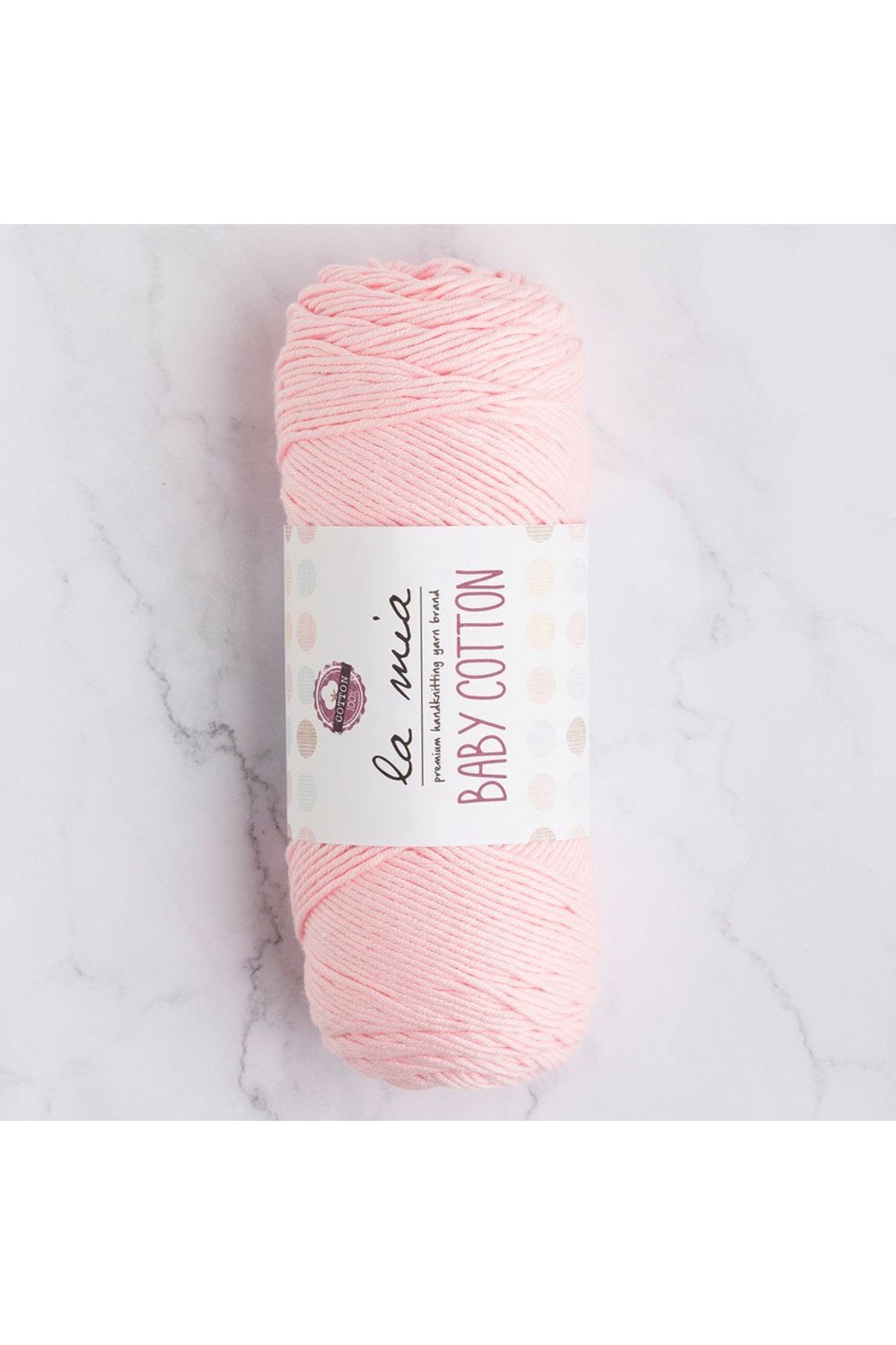 La Mia Baby Cotton Şeker Pembe El Örgü İpi - L040 - 33650