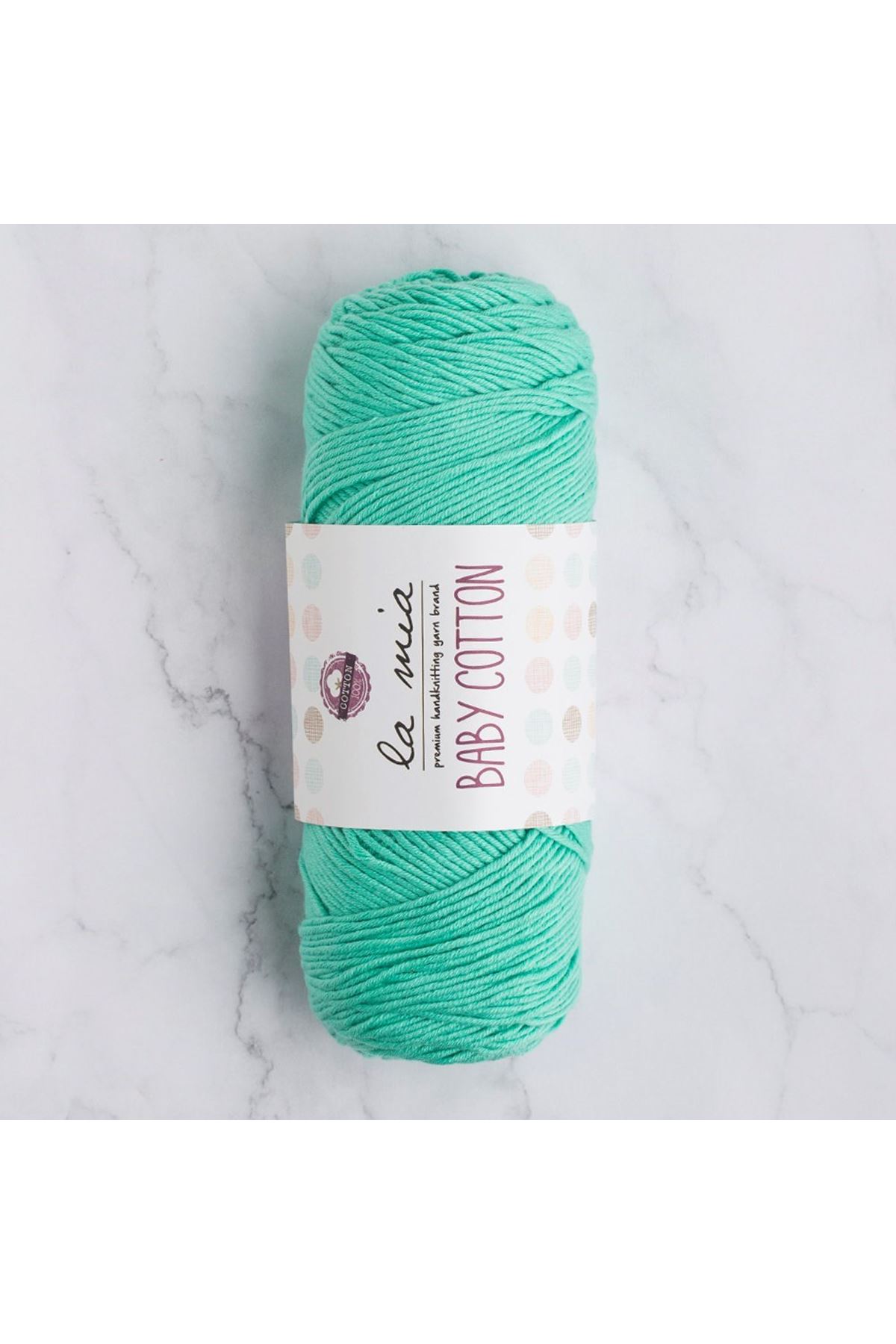 La Mia Baby Cotton Su Yeşili El Örgü İpi - L027 - 33649