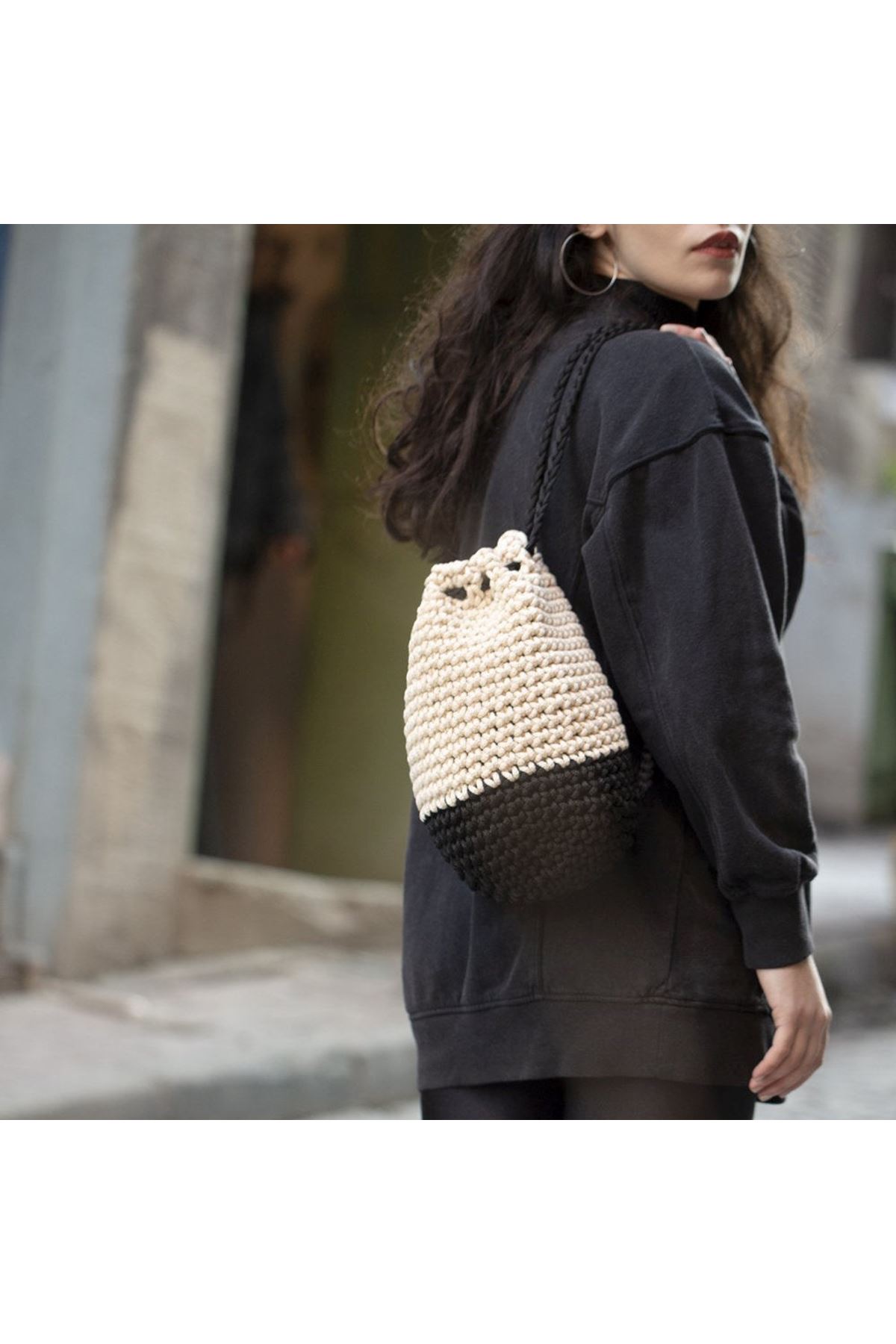 Loren XL Makrome Fuşya El Örgü İpi - R013 - 33713