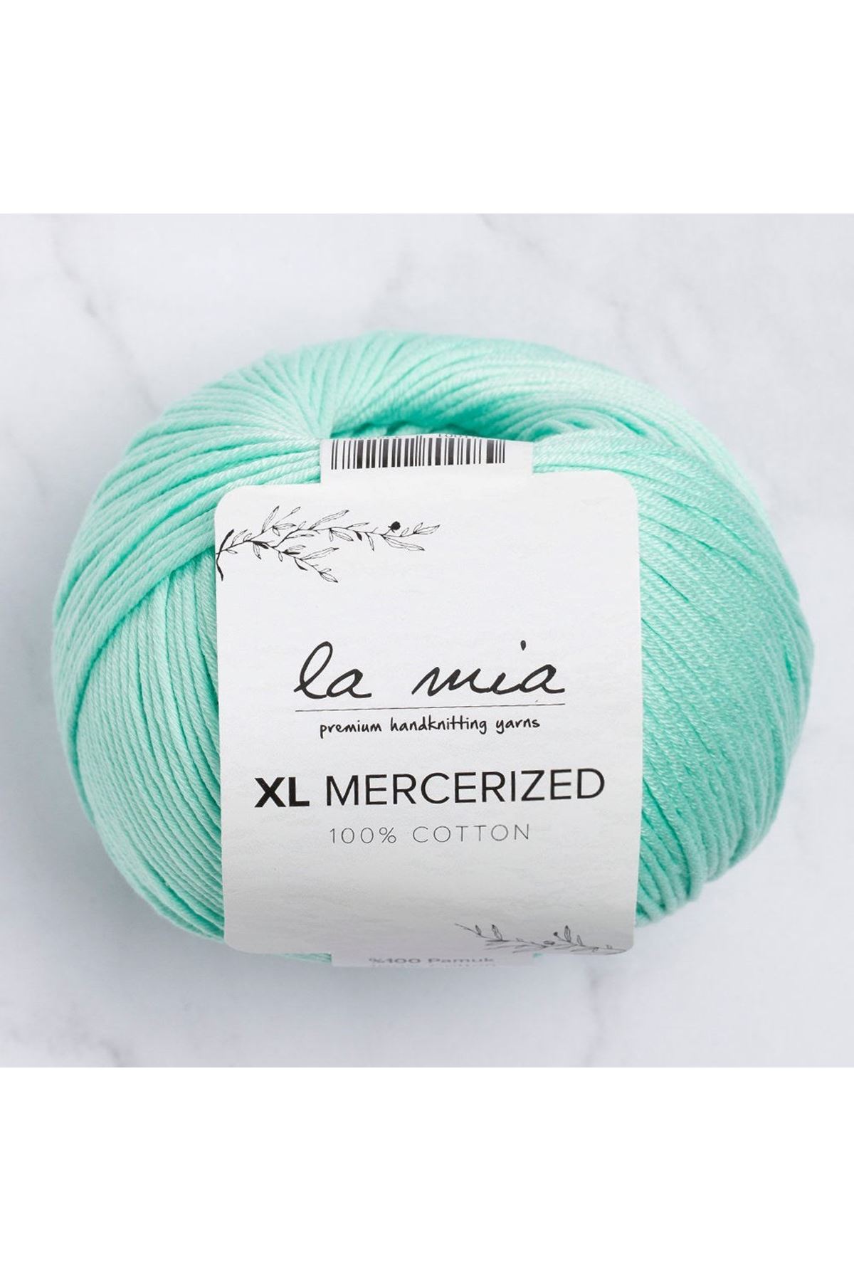 La Mia XL Mercerized Su Yeşili El Örgü İpi - 137 - 33767