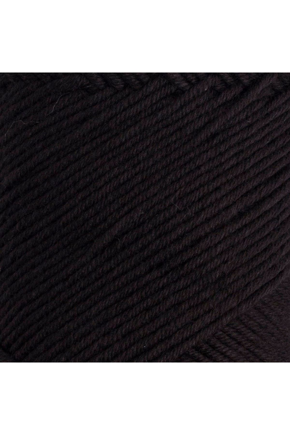 La Mia Baby Cotton Siyah El Örgü İpi - L006 - 33647
