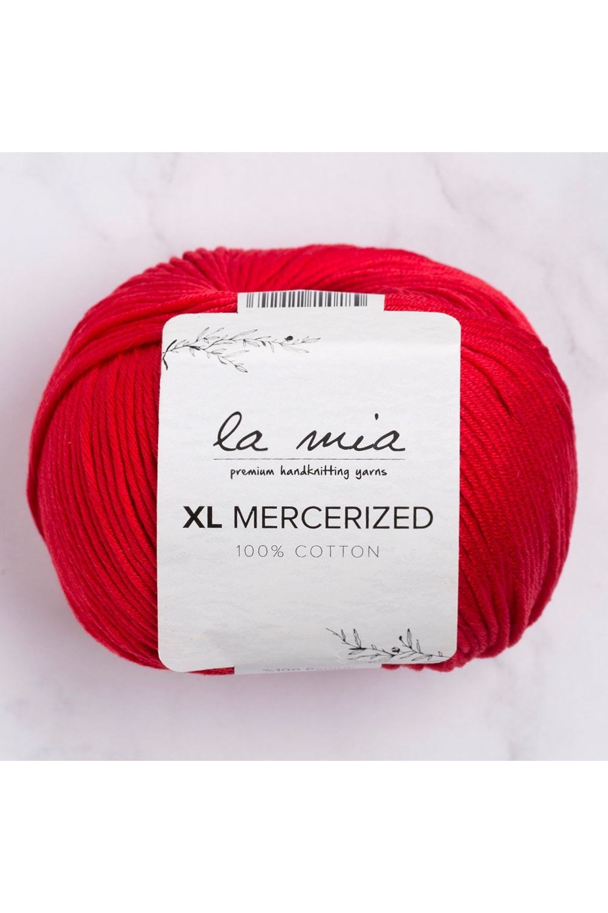 La Mia XL Mercerized Kırmızı El Örgü İpi - 19 - 33762