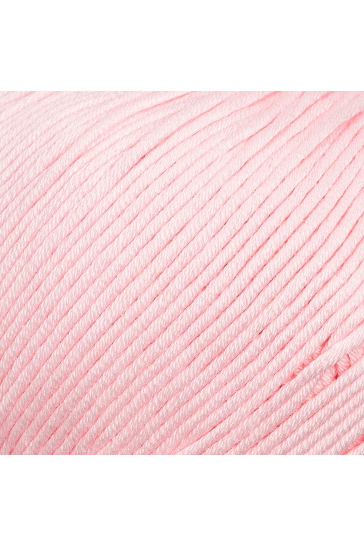 La Mia XL Mercerized Pembe El Örgü İpi - 4 - 33760