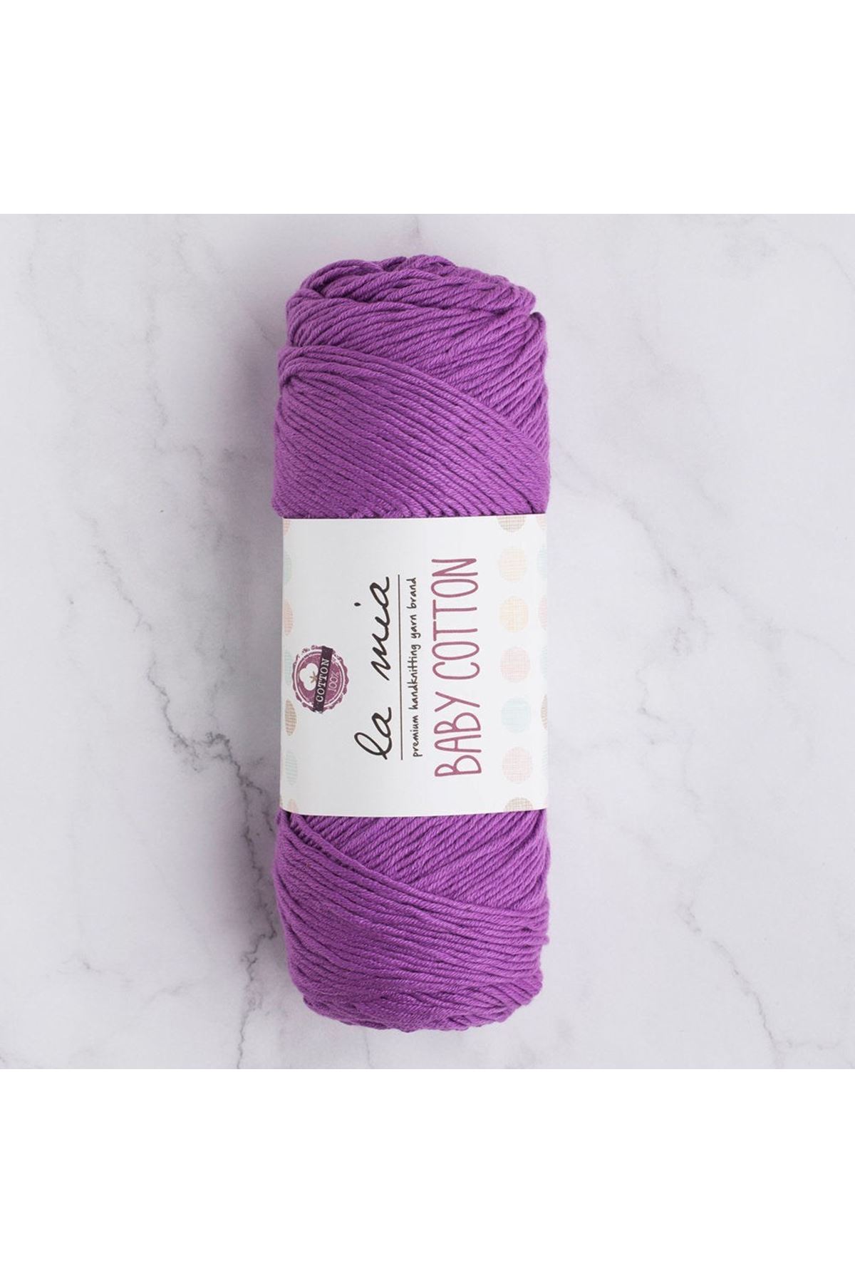 La Mia Baby Cotton Mor El Örgü İpi - L039 - 33642
