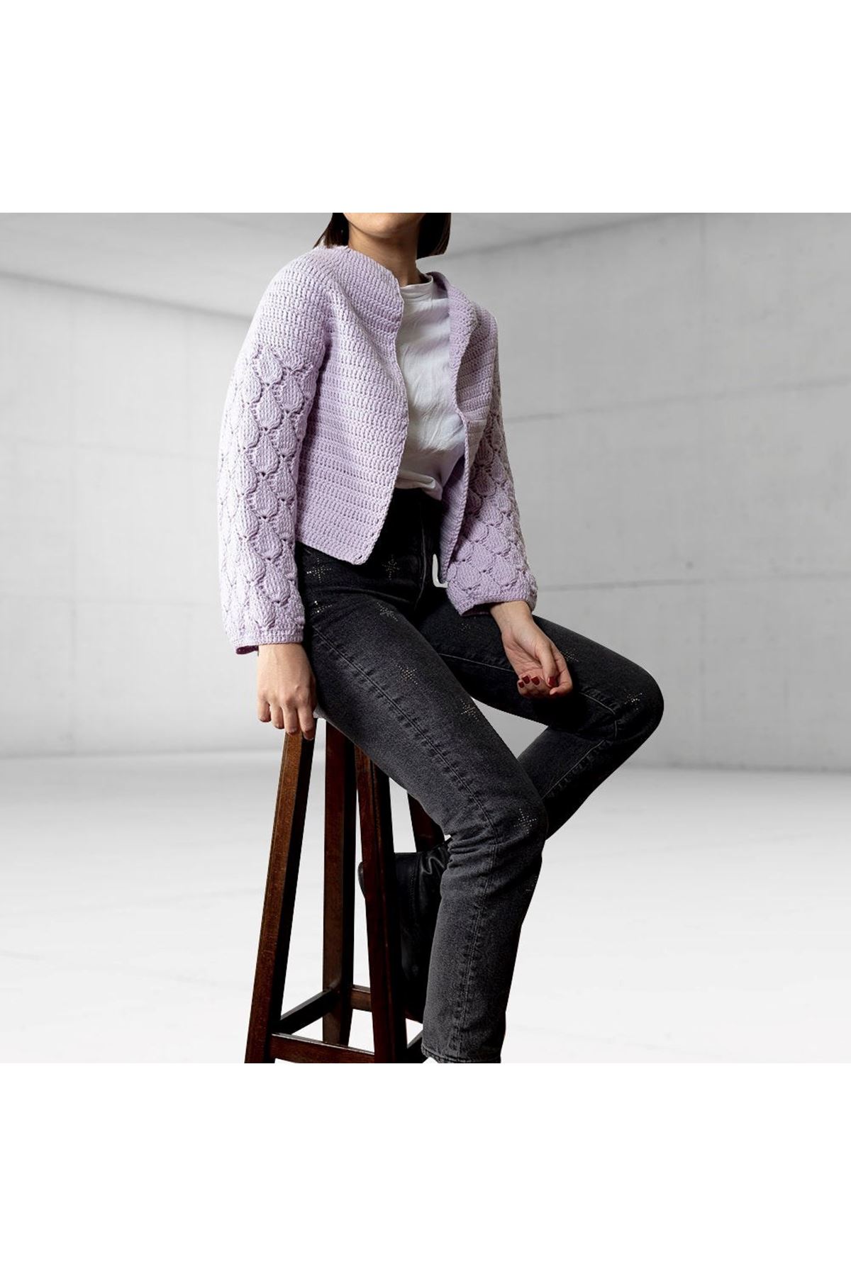 La Mia Merino Lila El Örgü İpi - L140 - 33783