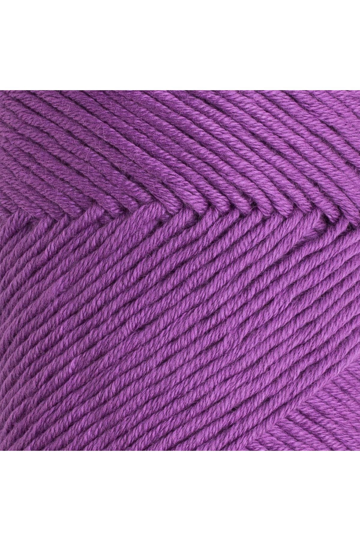 La Mia Baby Cotton Mor El Örgü İpi - L039 - 33642