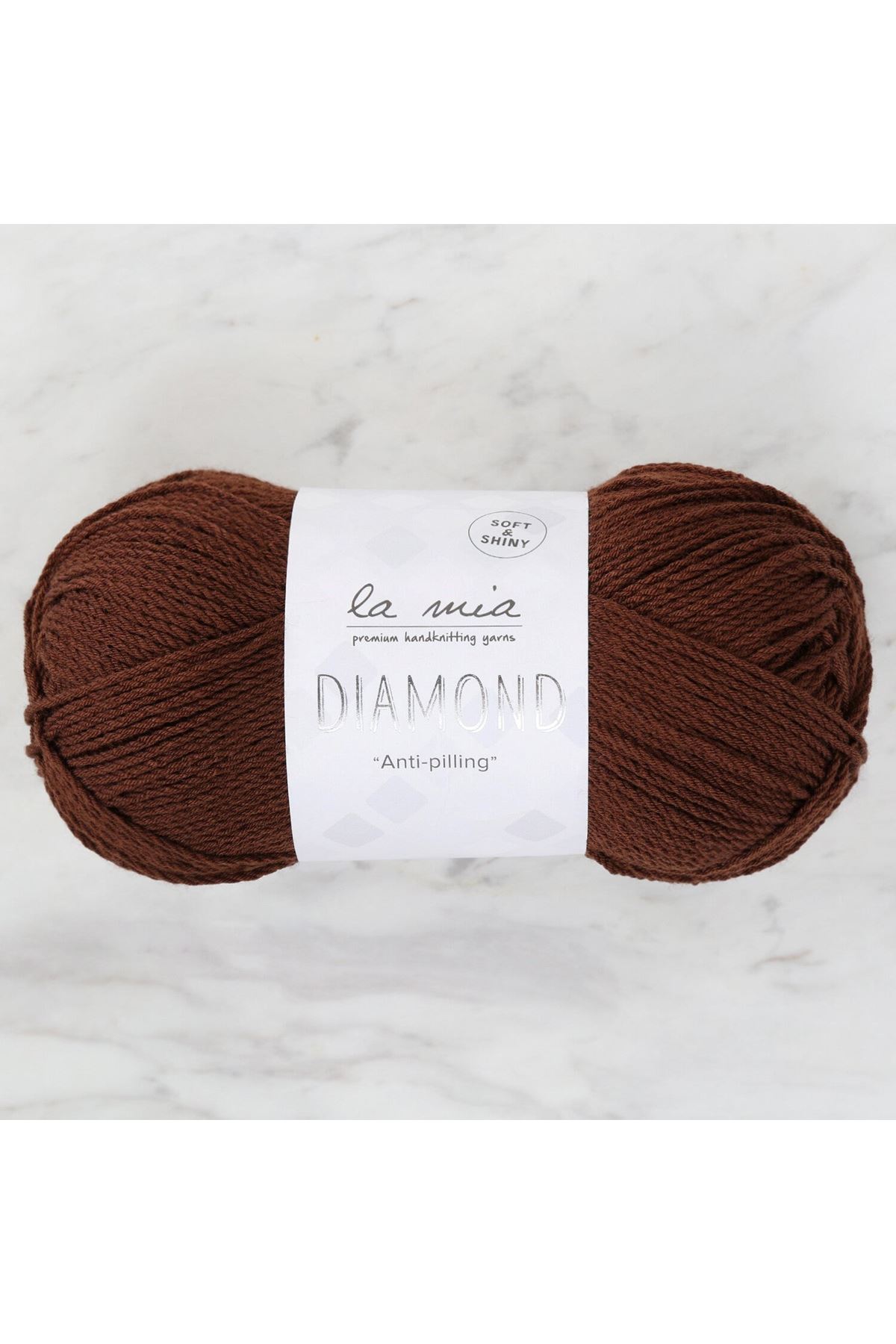 La Mia Diamond Koyu Kahverengi El Örgü İpi - L158 - 33732