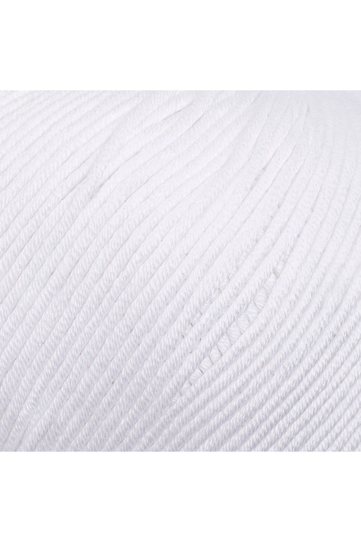 La Mia XL Mercerized Beyaz El Örgü İpi - 2 - 33759