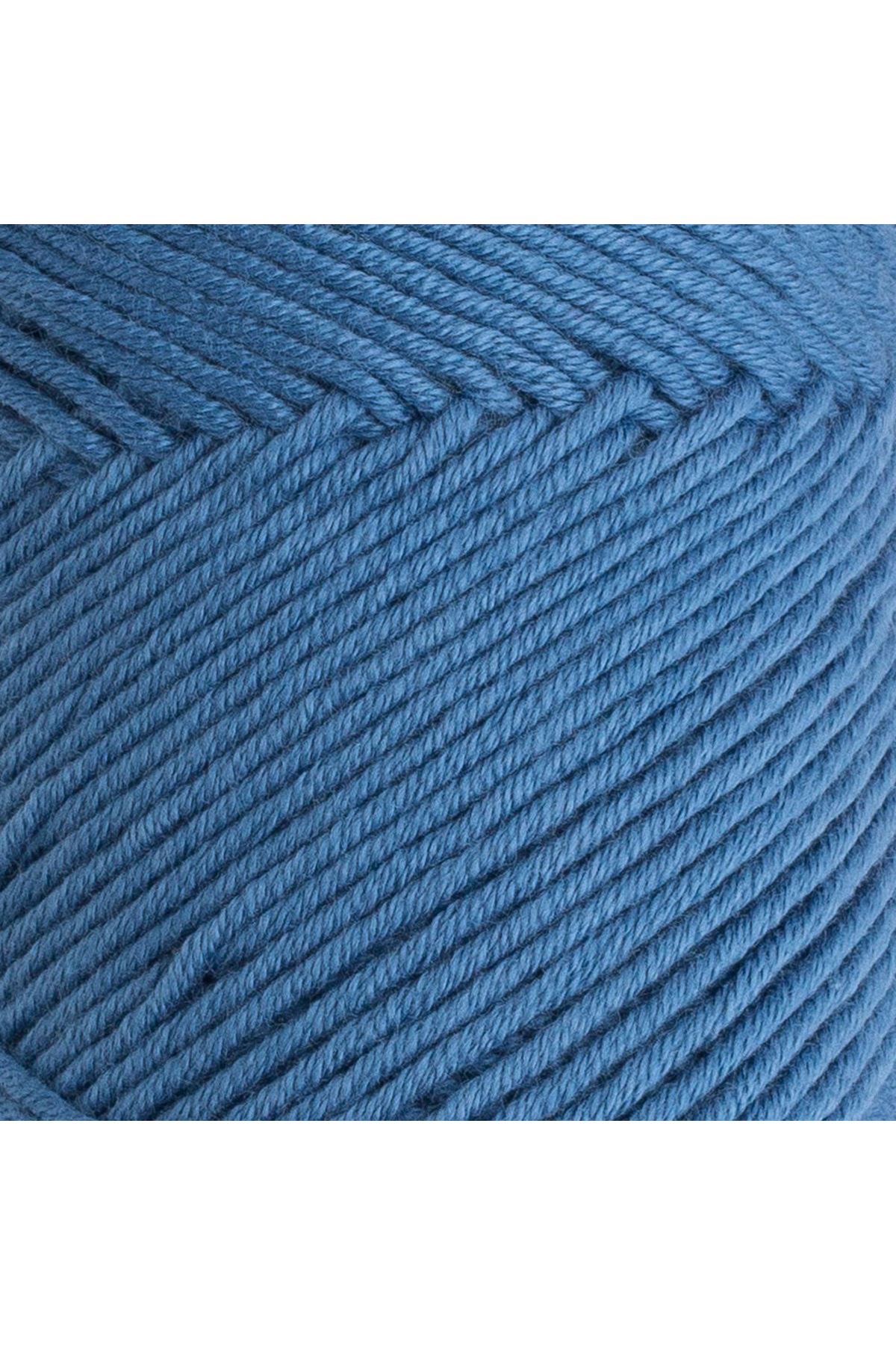 La Mia Baby Cotton Mat Mavi El Örgü İpi - L035 - 33639