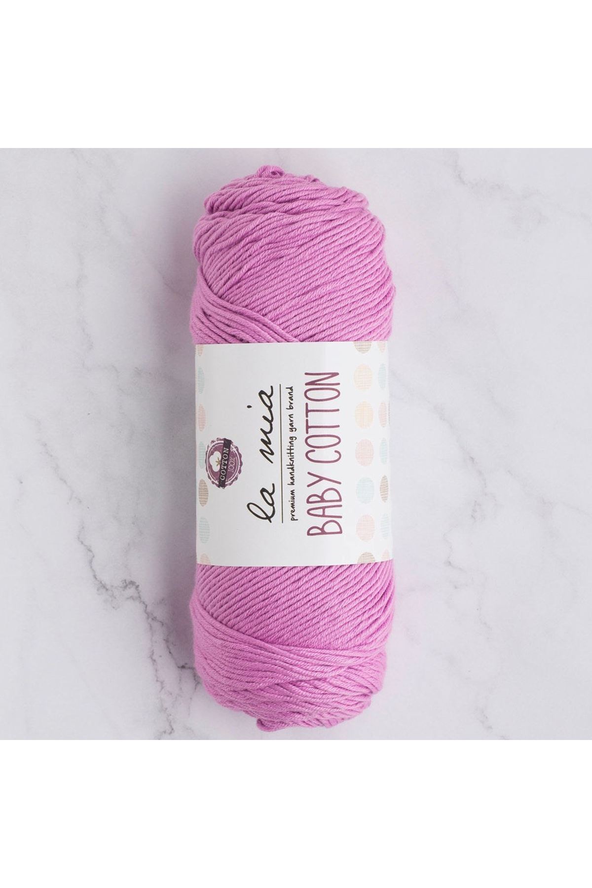 La Mia Baby Cotton Lila El Örgü İpi - L048 - 33638