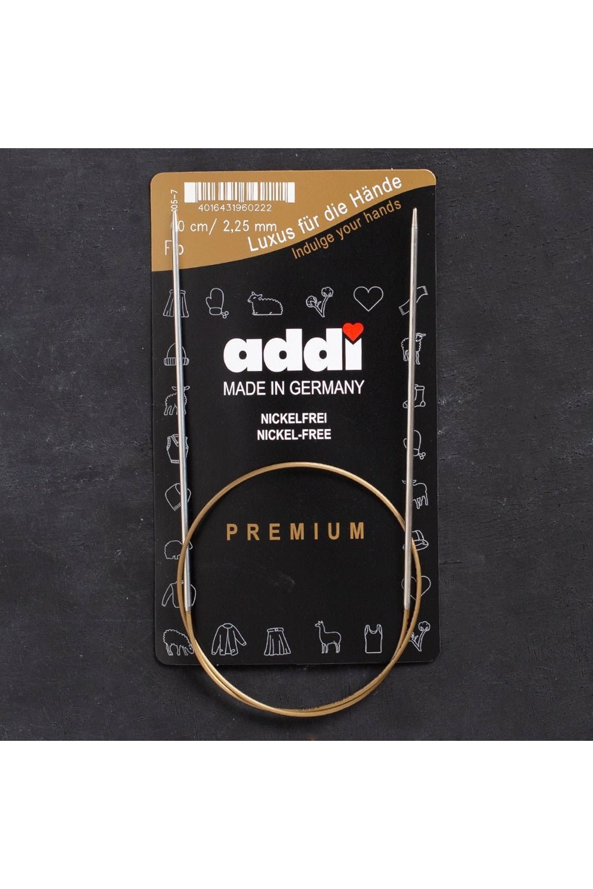Addi 2,25mm 60cm Klasik Misinalı Şiş- 105-7