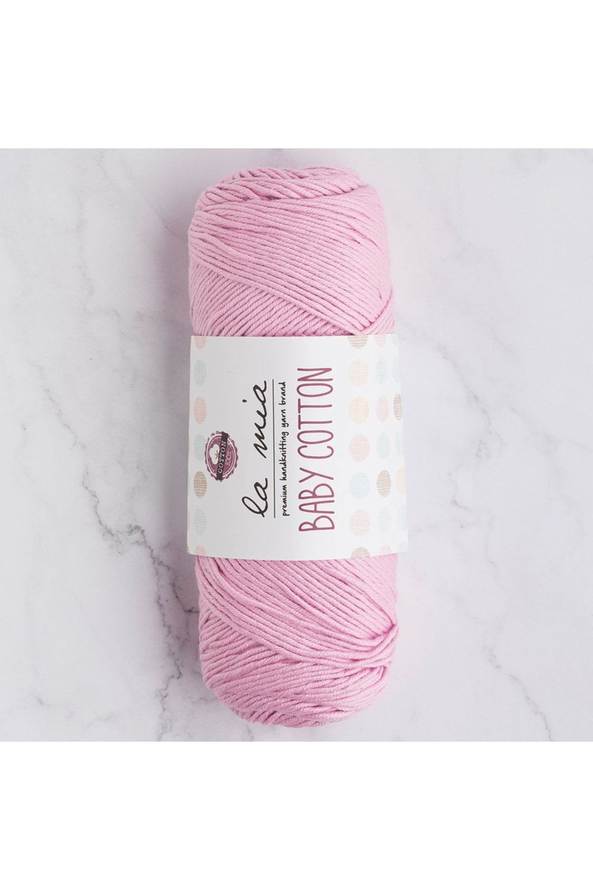 La Mia Baby Cotton Lila El Örgü İpi - L042 - 33637