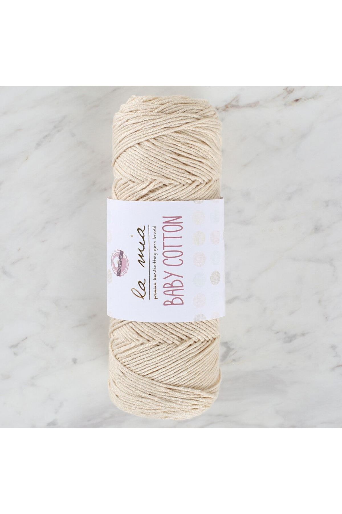 La Mia Baby Cotton Krem El Örgü İpi - L002 - 33636