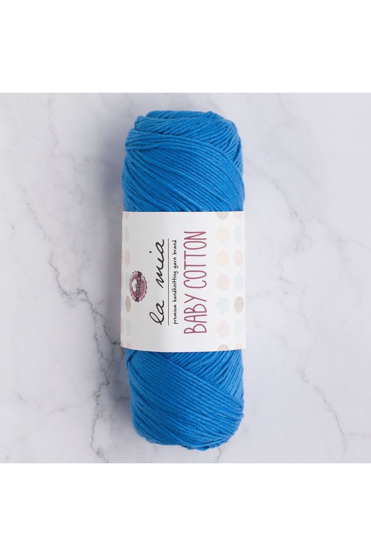 La Mia Baby Cotton Koyu Mavi El Örgü İpi - L034 - 33635