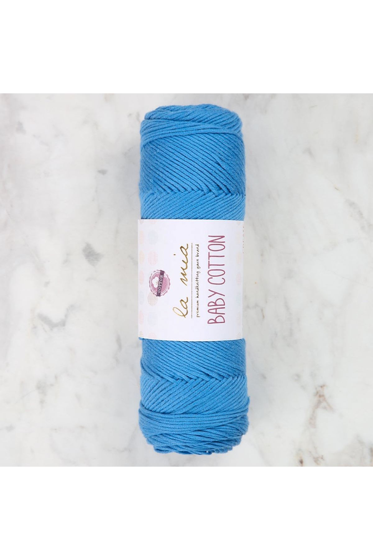 La Mia Baby Cotton Koyu Mavi El Örgü İpi - L034 - 33635
