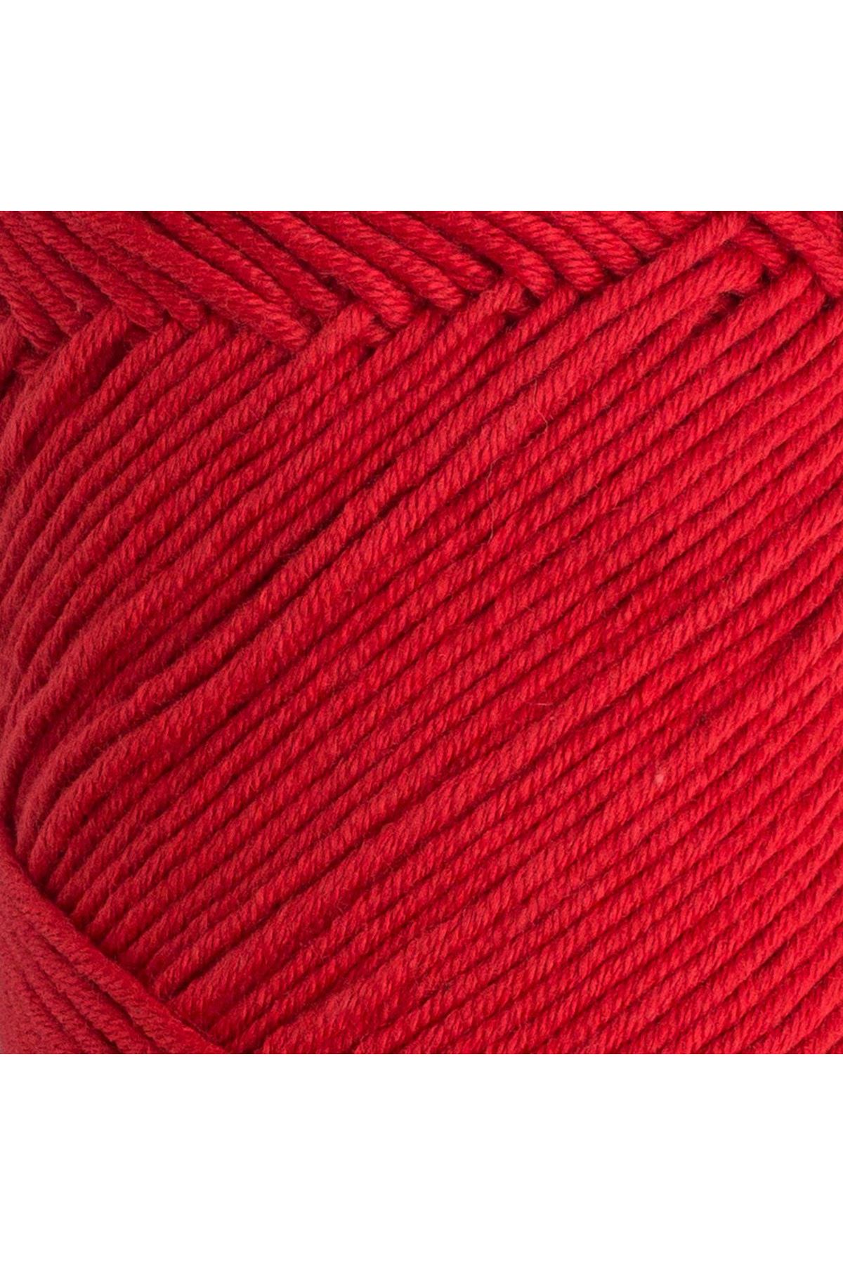 La Mia Baby Cotton Kırmızı El Örgü İpi - L033 - 33634