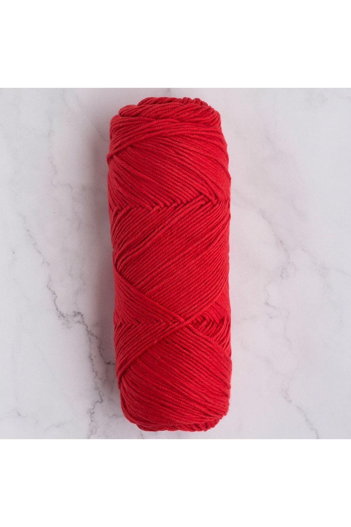 La Mia Baby Cotton Kırmızı El Örgü İpi - L033 - 33634