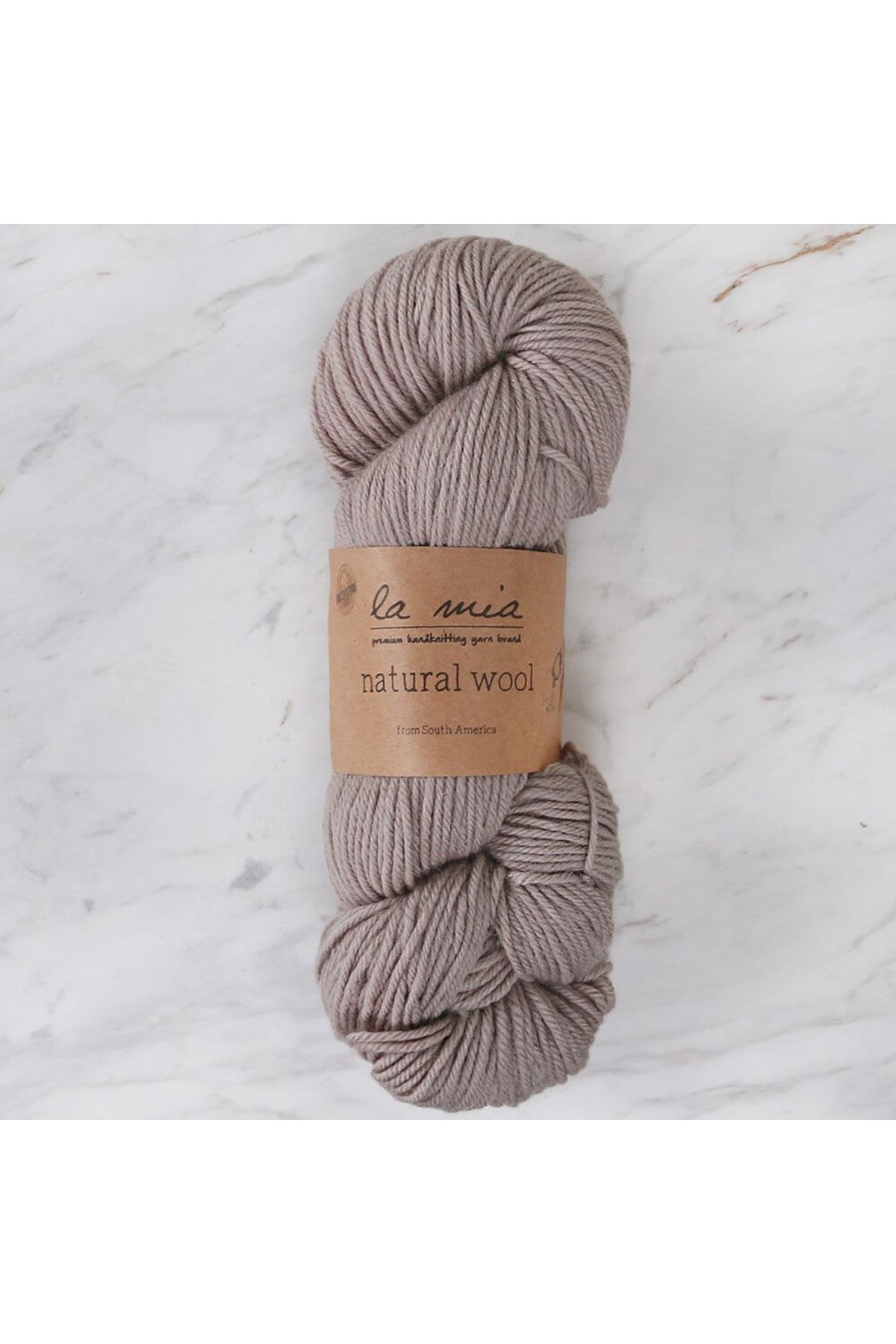 La Mia Natural Wool Bej El Örgü İpi - H3 - 33605