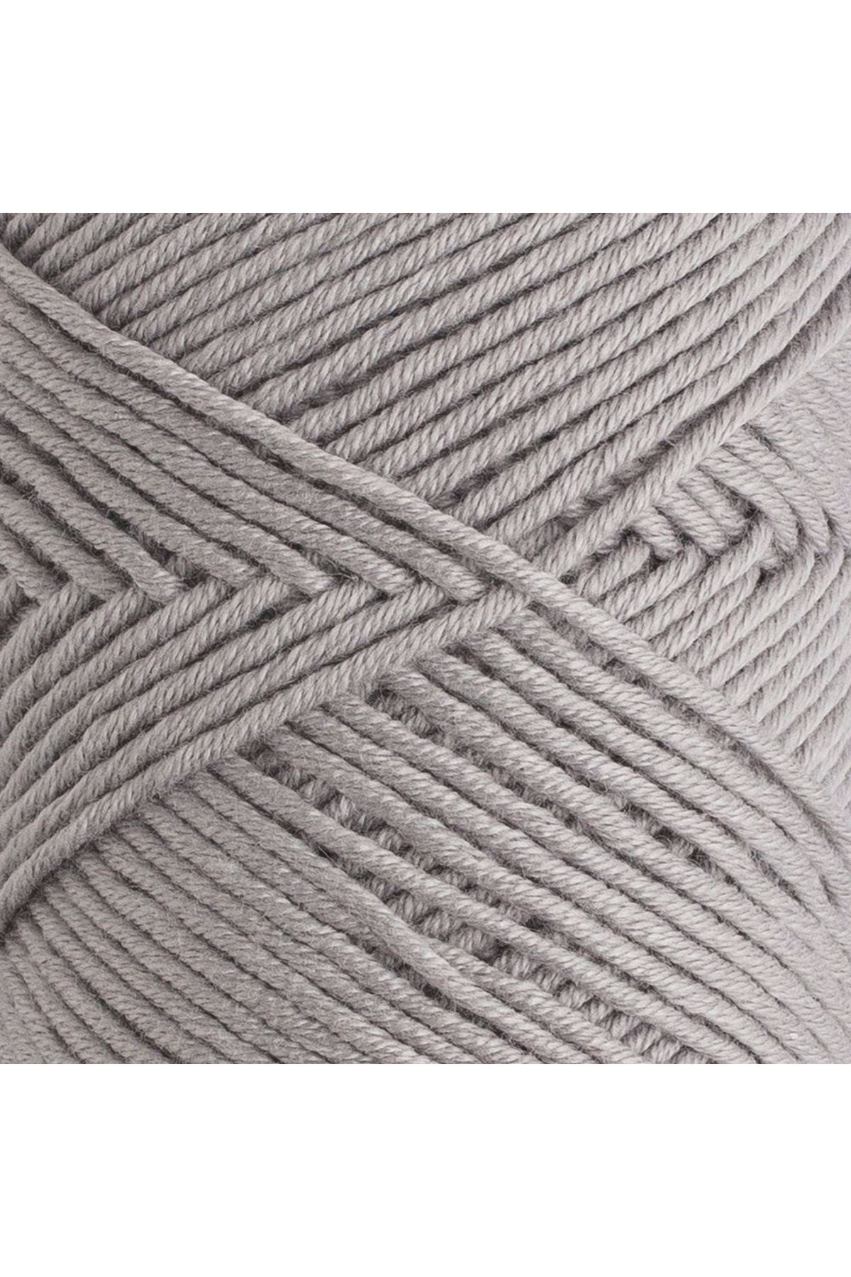 La Mia Baby Cotton Gri El Örgü İpi - L031 - 33631
