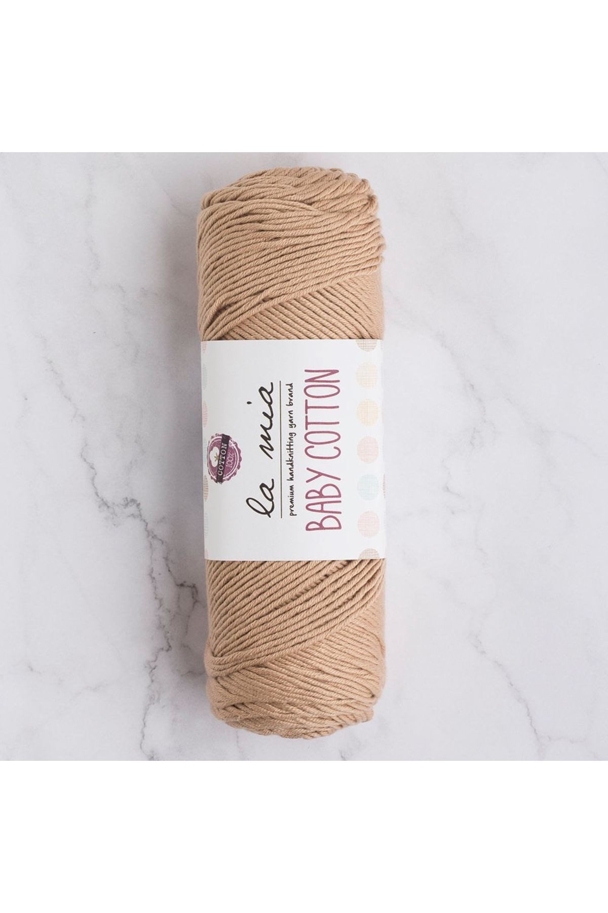 La Mia Baby Cotton Bej El Örgü İpi - L049 - 33627