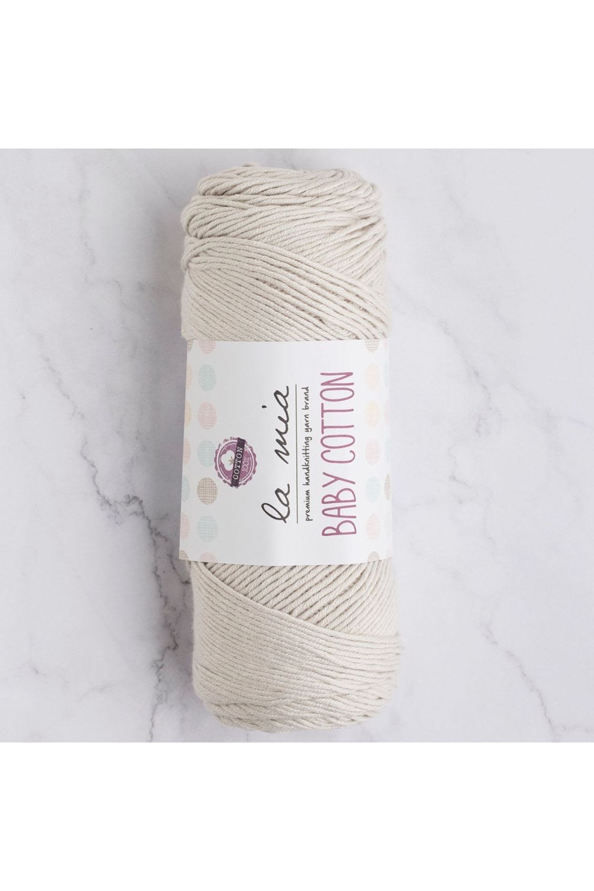 La Mia Baby Cotton Açık Gri El Örgü İpi - L047 - 33624