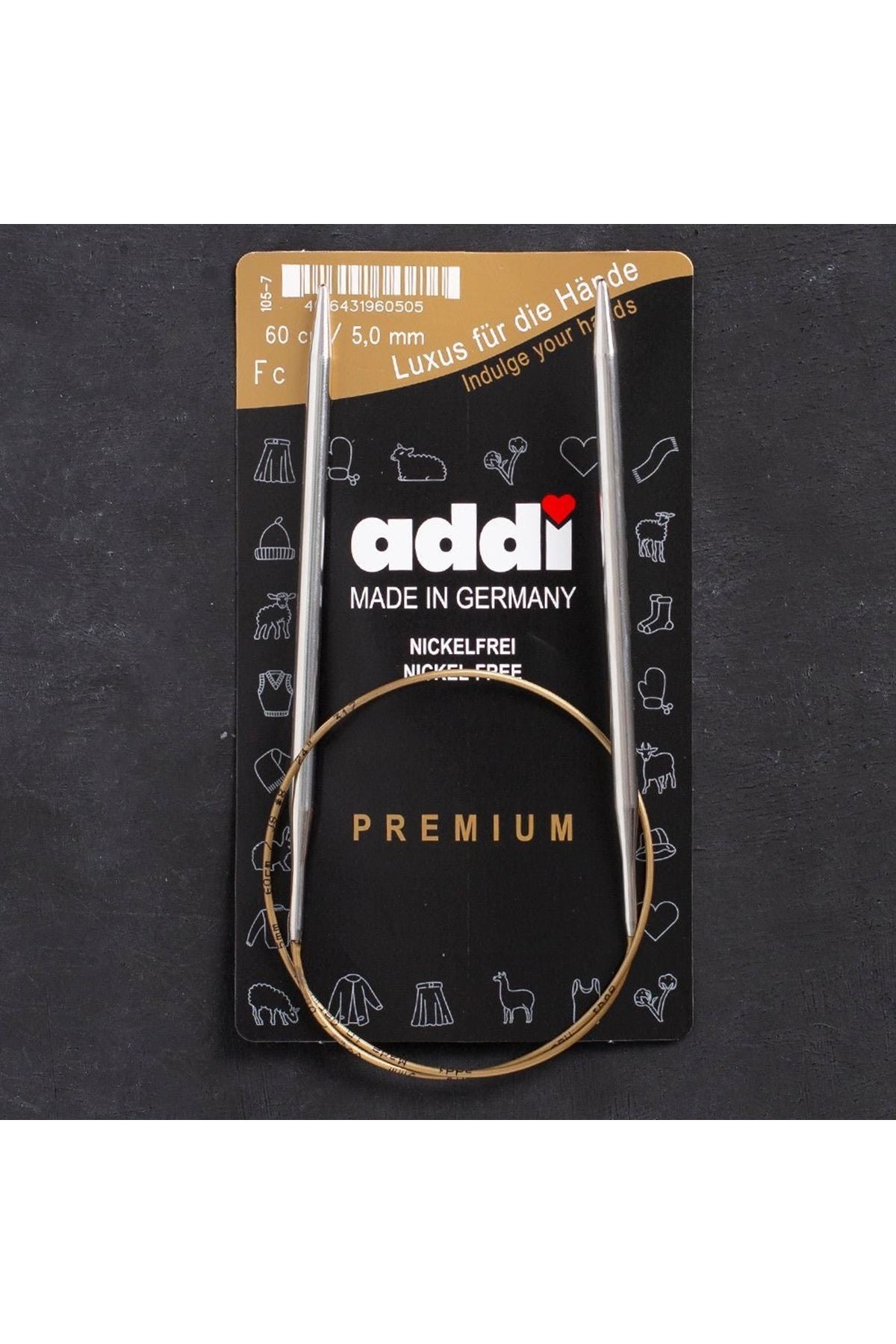 Addi 5mm 60cm Klasik Misinalı Şiş - 105-7