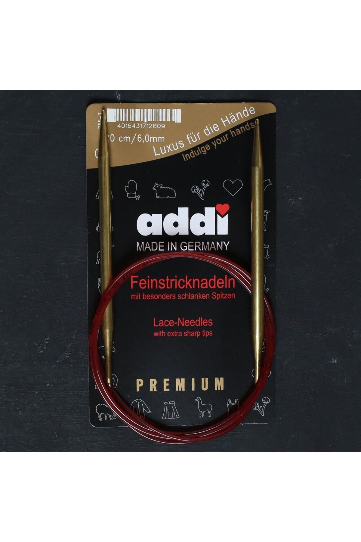 Addi 6 mm 120 cm Misinalı Dantel Şişi - 755-7