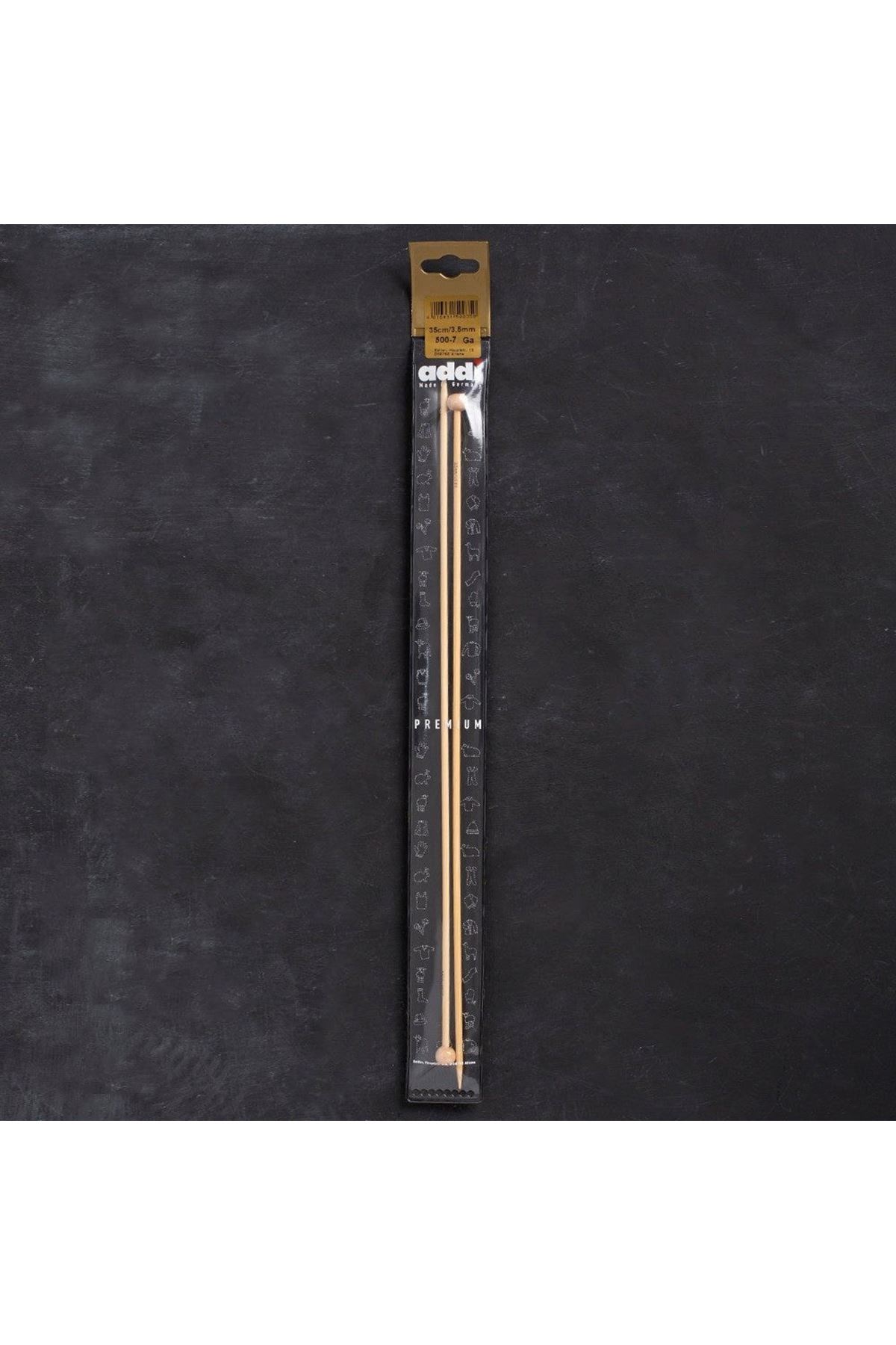 Addi Bambus 3,5mm 35cm Bambu Örgü Şişi - 500-7