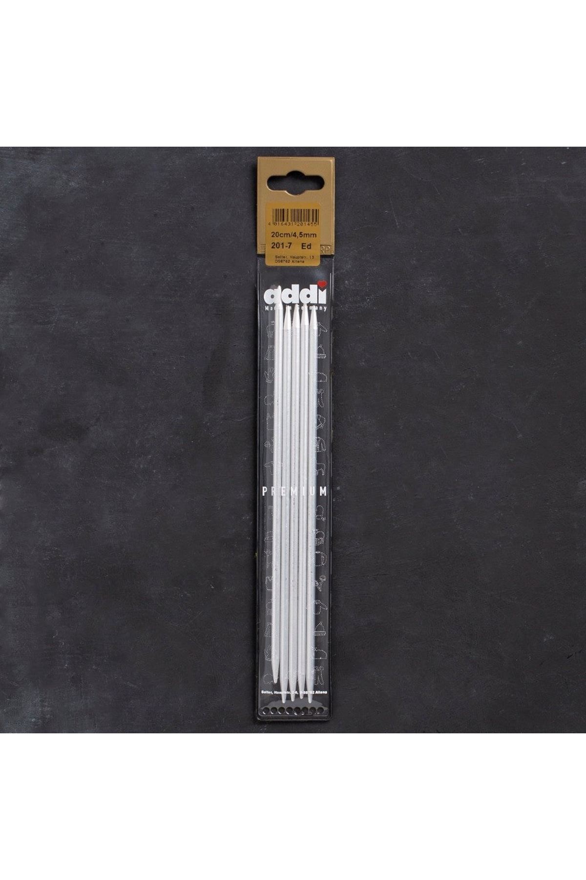 Addi 4,5mm 20cm 5 li Çorap Şişi - 201-7