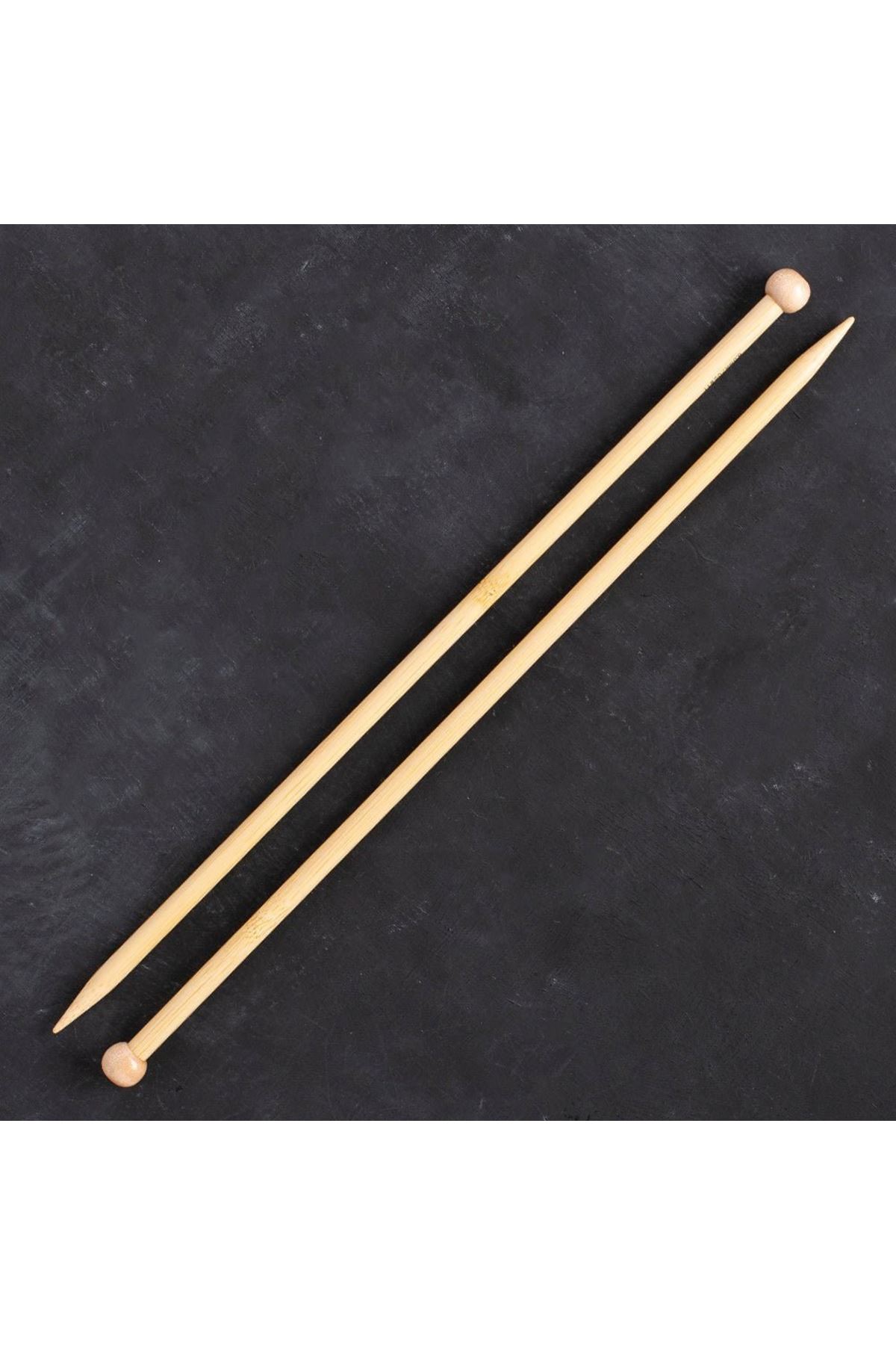 Addi Bambus 8mm 35cm Bambu Örgü Şişi - 500-7