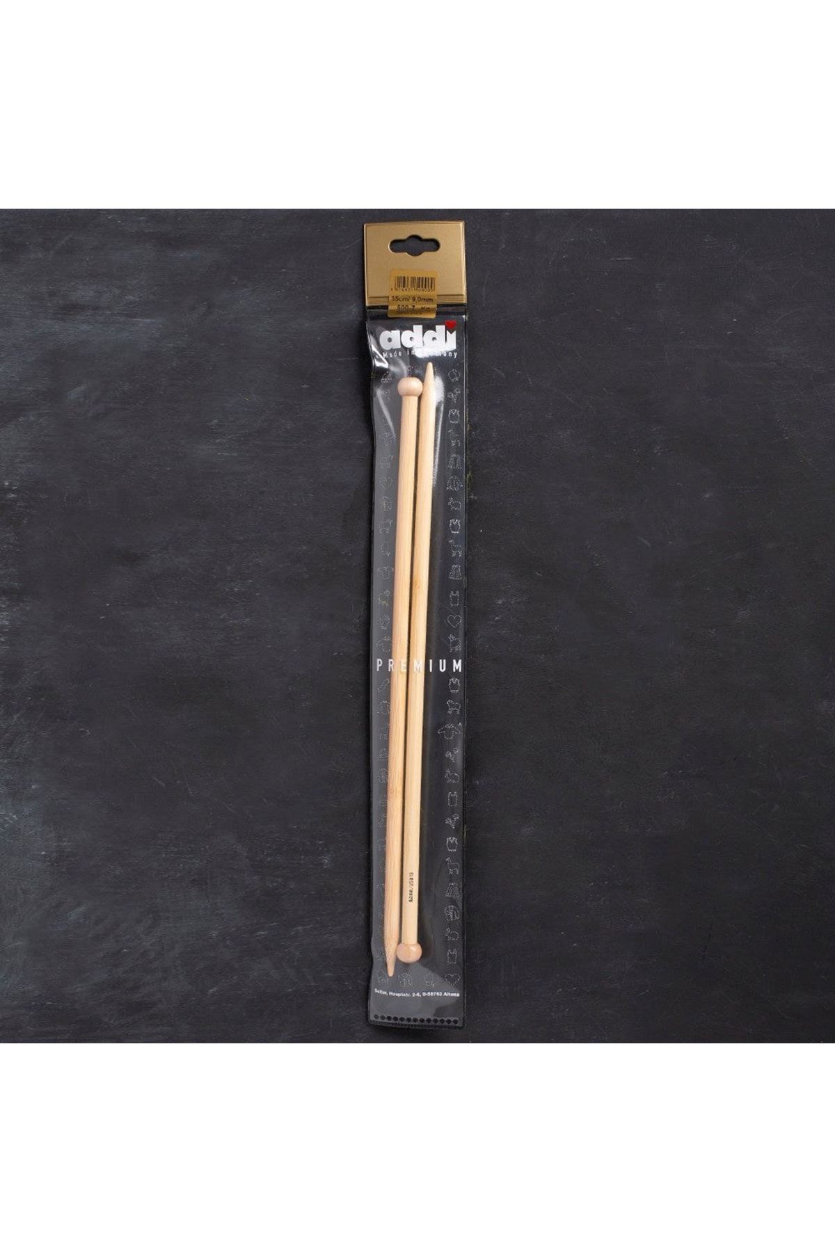 Addi Bambus 9mm 35cm Bambu Örgü Şişi - 500-7