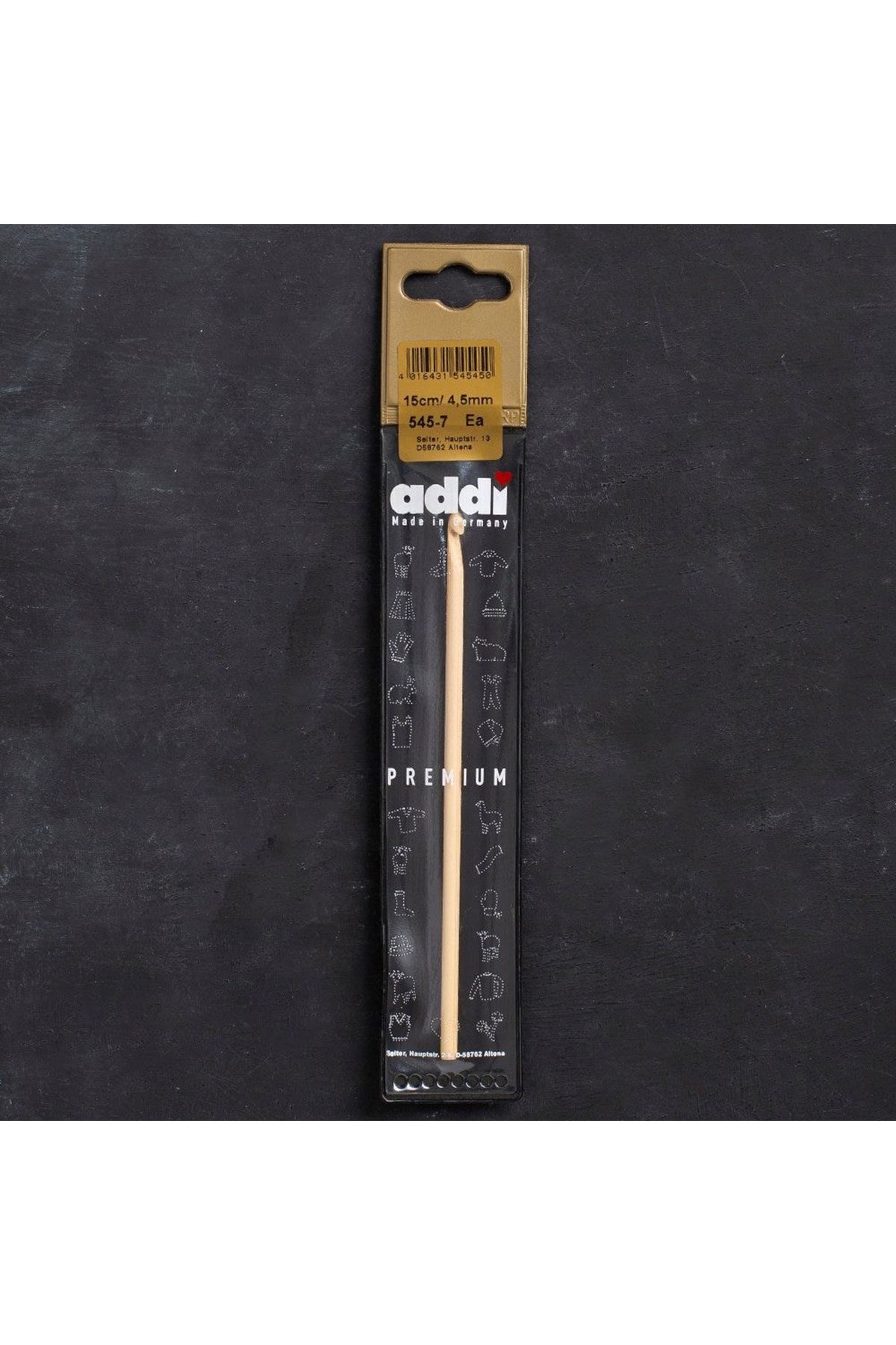 Addi Bambus 4,5mm 15cm Bambu Yün Tığ - 545-7