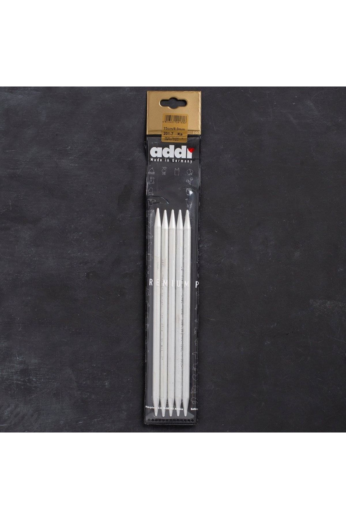 Addi 8mm 23cm 5 li Çorap Şişi - 201-7