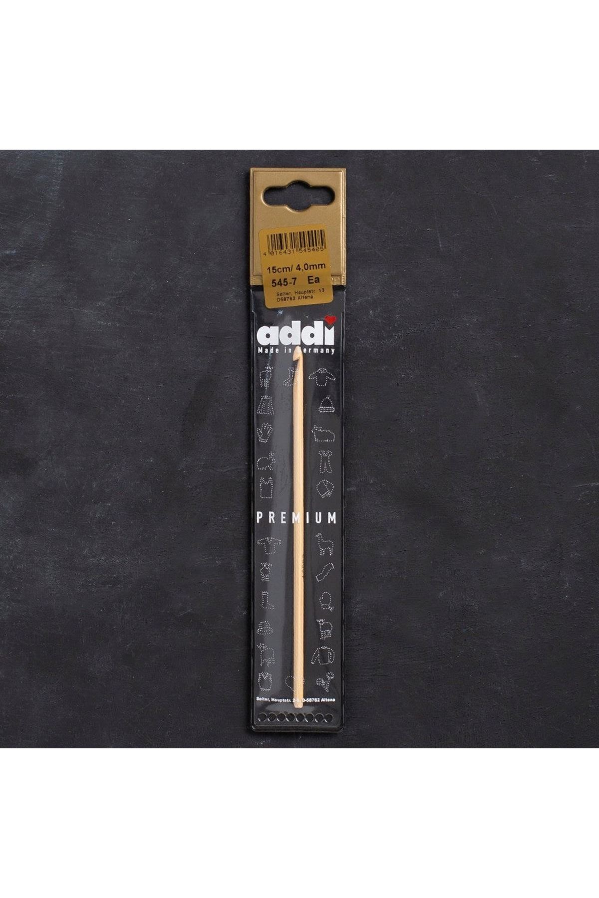 Addi Bambus 4mm 15cm Bambu Yün Tığ - 545-7